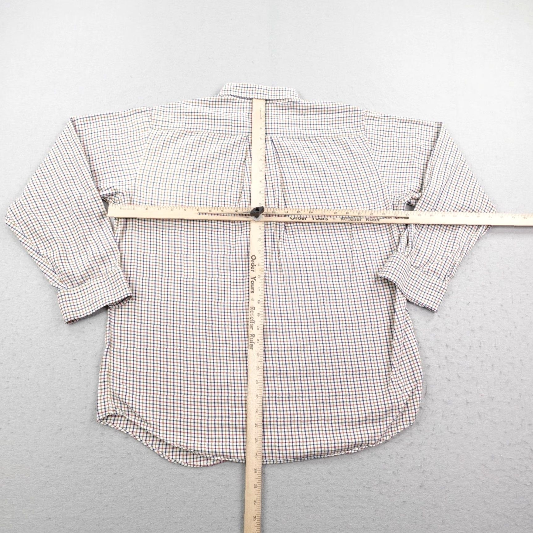 Orvis Orvis Shirt Mens Large Plaid Twill Wool Blend Button Up Signature Collection Multicolor Check Size US L / EU 52-54 / 3 - 4 Thumbnail