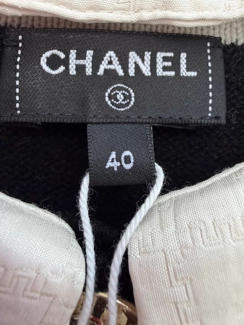 Chanel Chanel Black doll collar cardigan coat Size S / US 4 / IT 40 - 4 Thumbnail