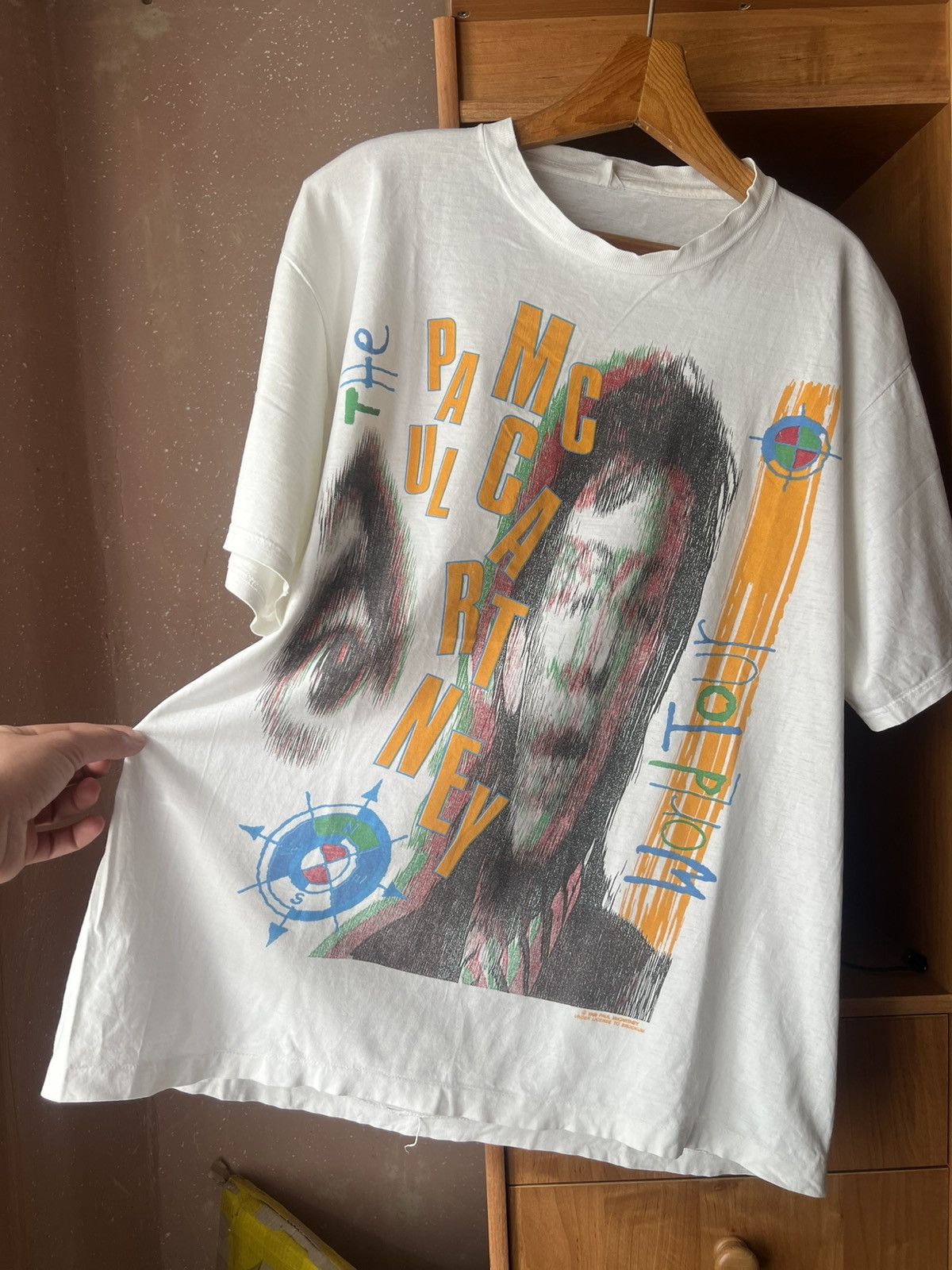 Band Tees Paul McCartney 1989 tour Mac is back Size US XL / EU 56 / 4 - 1 Thumbnail