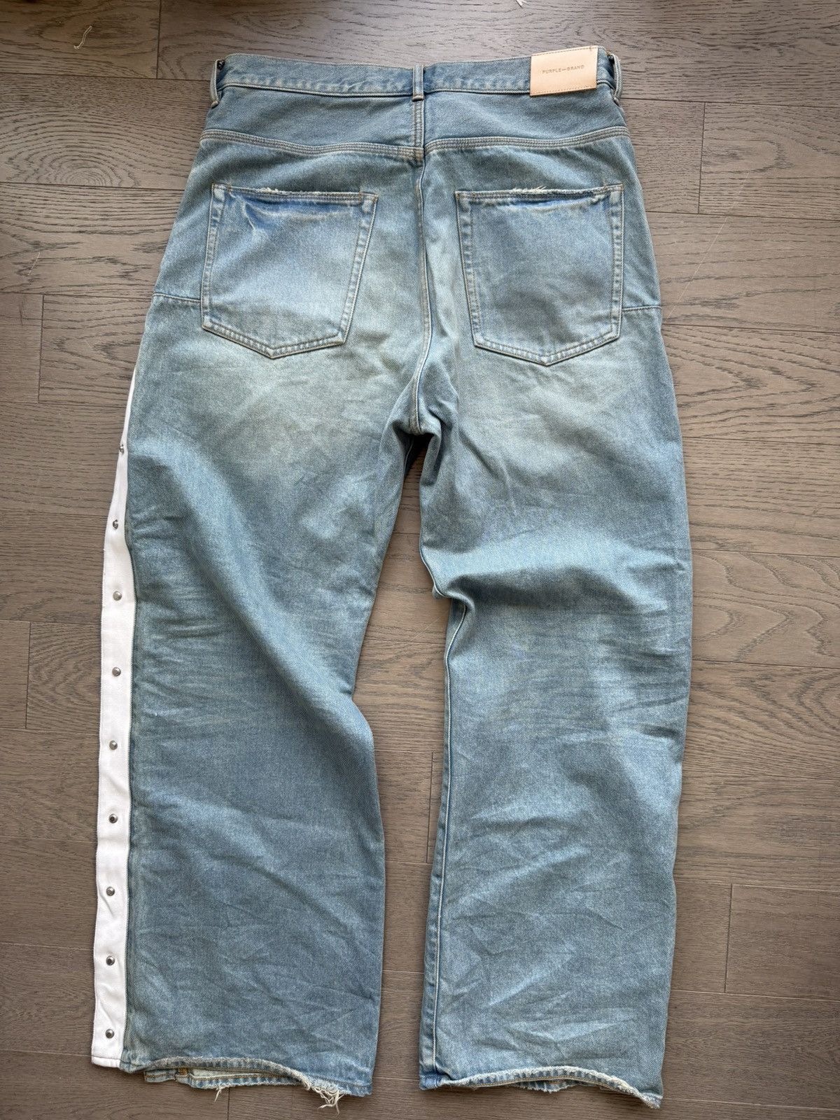 Purple ***RARE PURPLE STRIPE JEANS Size US 36 / EU 52 - 3 Thumbnail