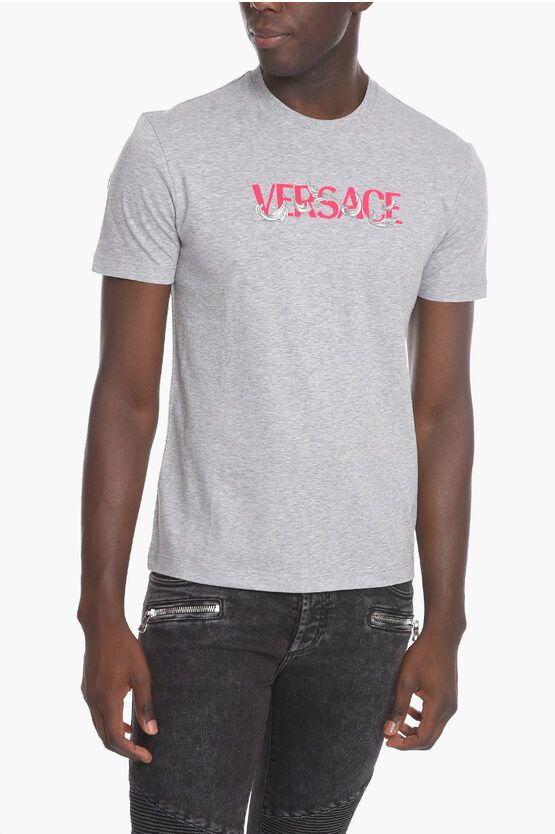 o1y0525 Logo Crewneck T-Shirt in Grey