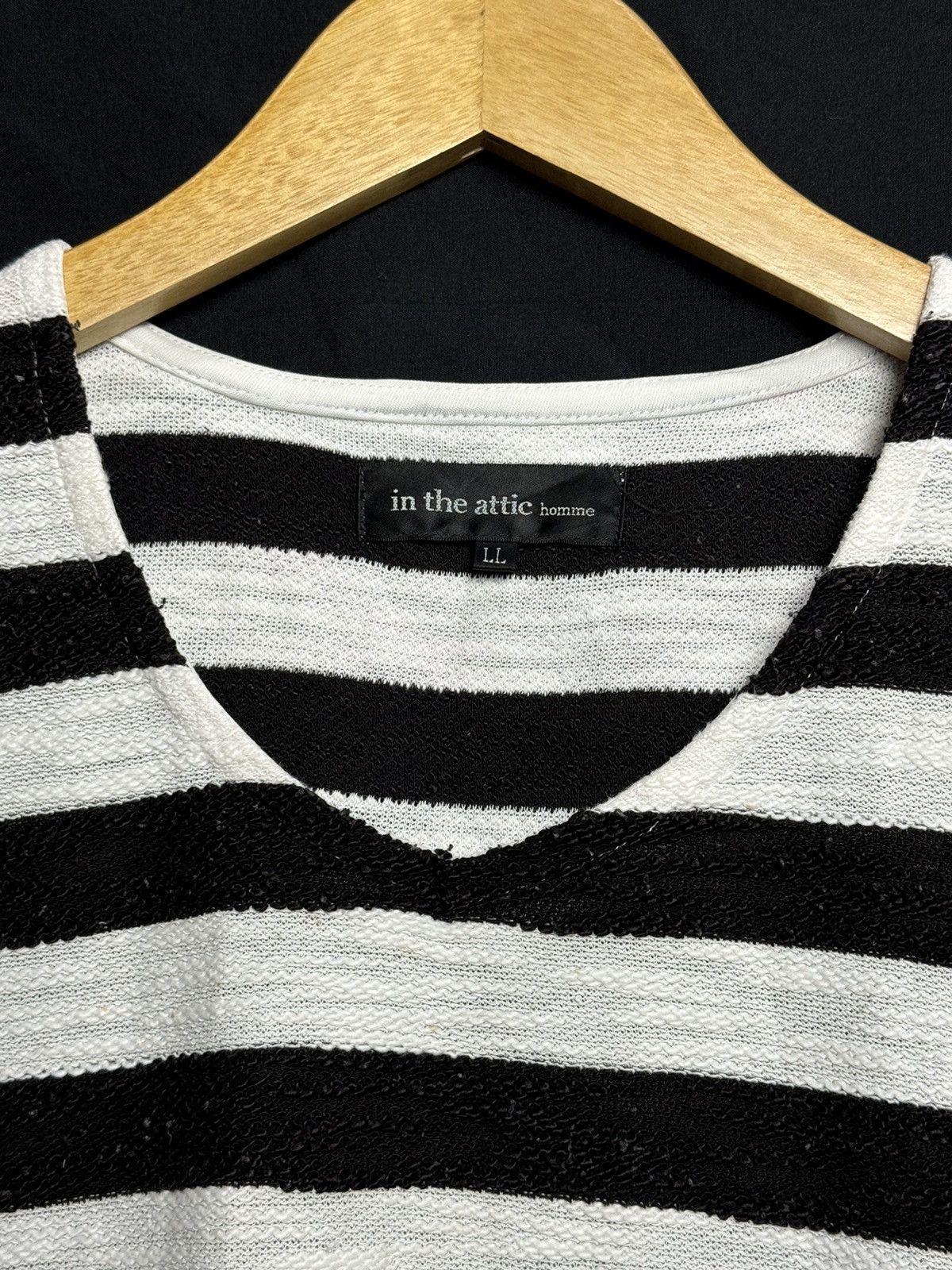 Hysteric Glamour × If Six Was Nine × Japanese Brand Inthe attic homme stripe t shirt Size US M / EU 48-50 / 2 - 5 Thumbnail