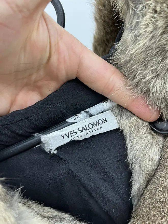 Yves Salomon Yves Salomon Rabbit Fur Hooded Vest Size S / US 4 / IT 40 - 5 Thumbnail