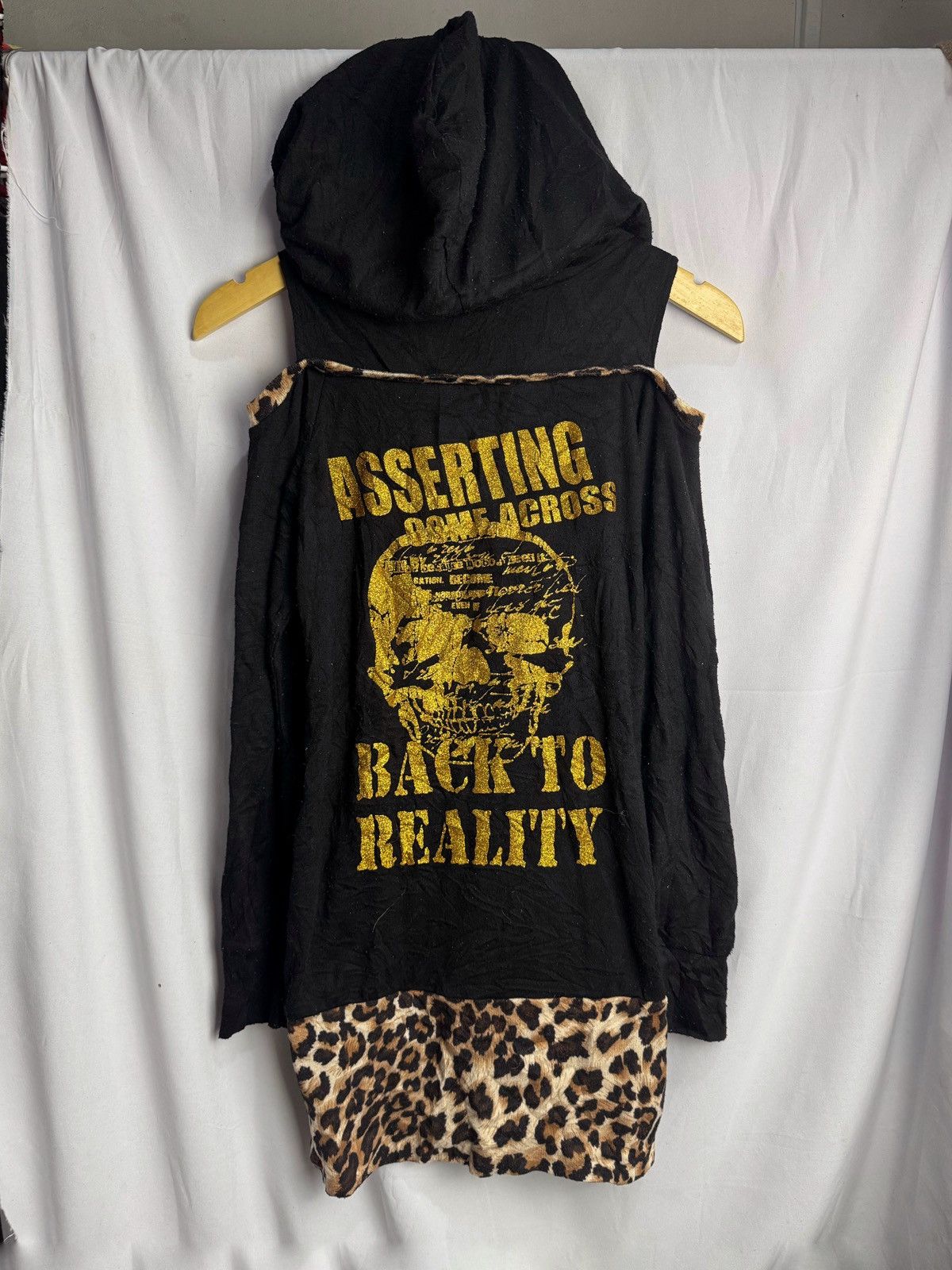 If Six Was Nine Gothic Ifsix Skulls Leopard Hoodie Punk Styled Size US S / EU 44-46 / 1 - 2 Thumbnail
