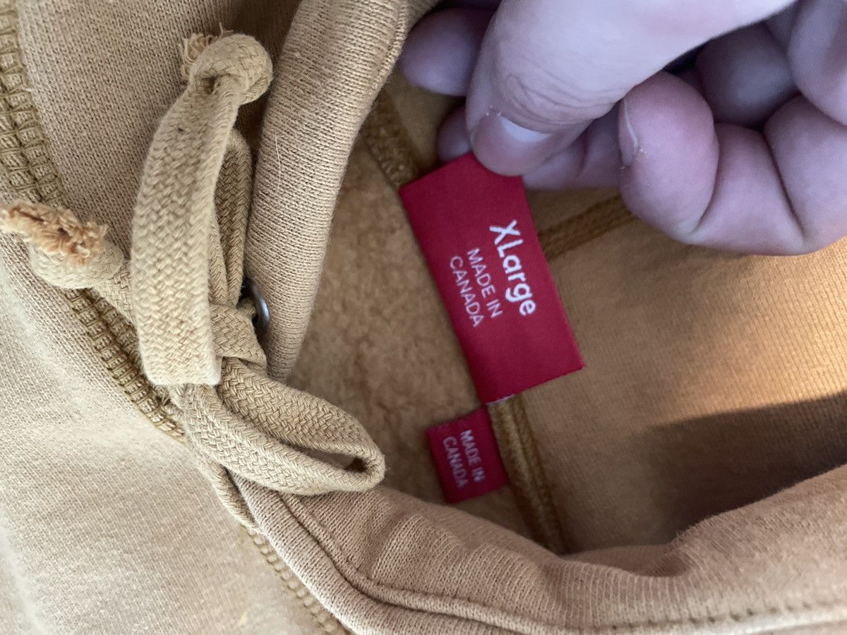 Supreme Supreme Mustard Yellow Box Logo Hoodie Size US XL / EU 56 / 4 - 4 Thumbnail