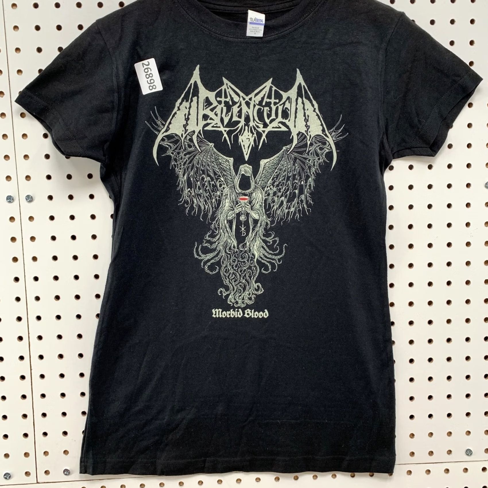 Tultex Morbid Blood Demonic Shirt Black Double Sided Demon Adult Small Size US S / EU 44-46 / 1 - 7 Thumbnail