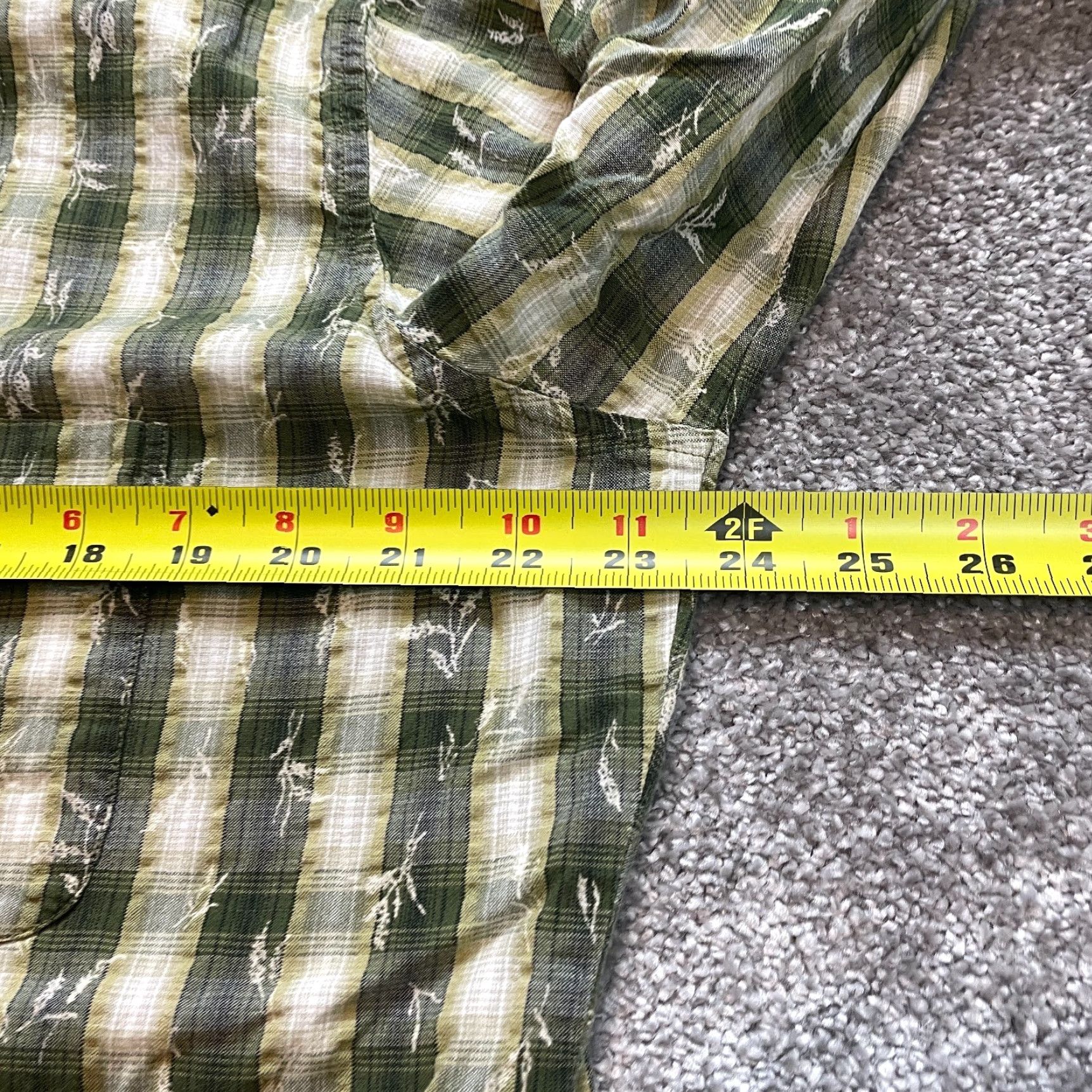 Vintage Columbia Button-Up Shirt Mens XL Green Plaid 3/4 Sleeve Collared Casual Knit Cotton Size US XL / EU 56 / 4 - 6 Thumbnail