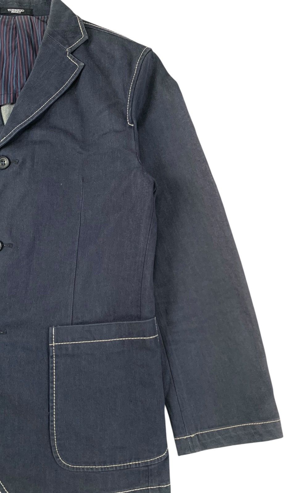 Tornado Mart Tornado mart denim jacket japan coat blazer Size US L / EU 52-54 / 3 - 4 Thumbnail