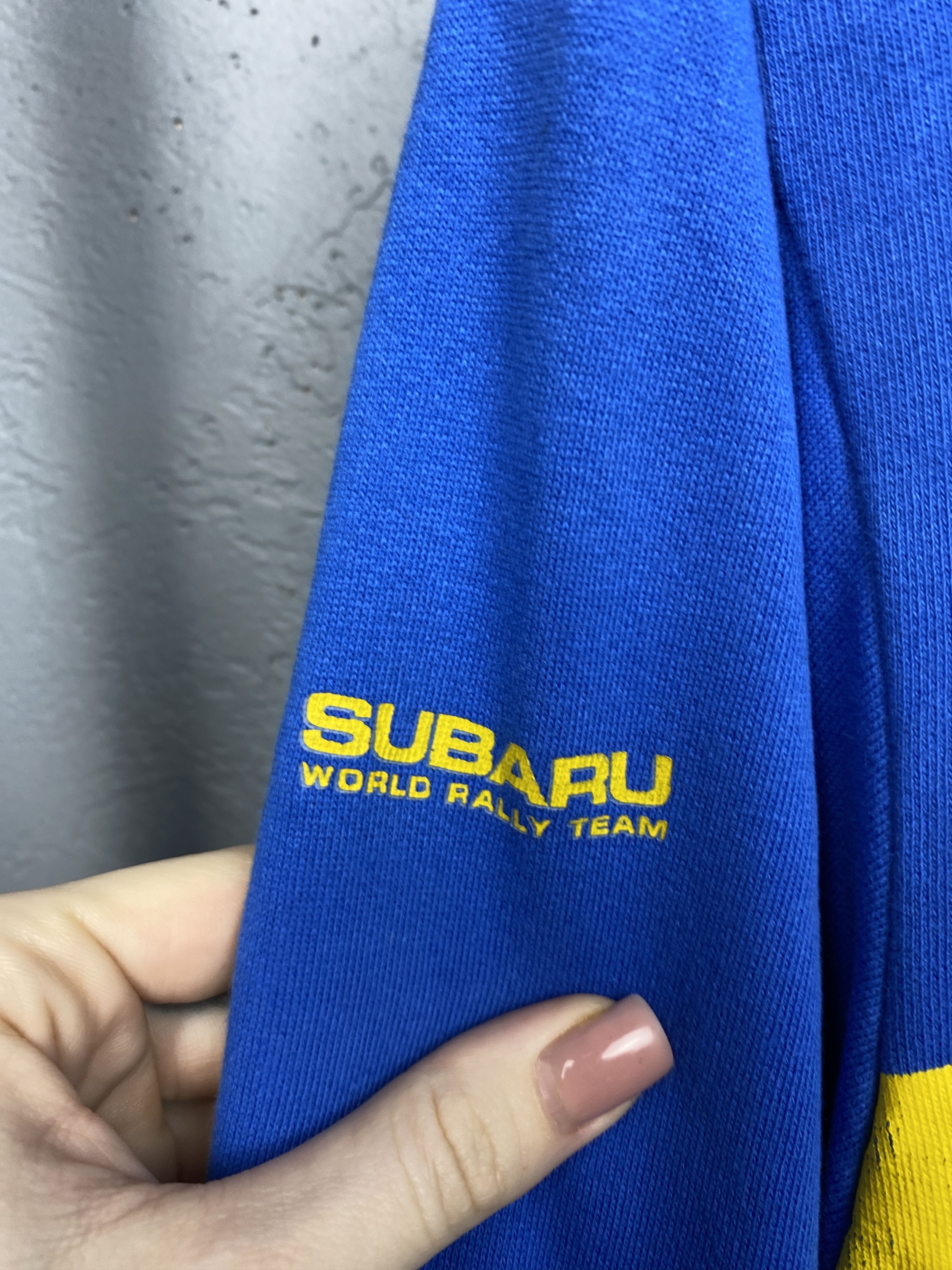 Japanese Brand Subaru Racing Rally Team Vintage Mens Zip Hoodie Size US XL / EU 56 / 4 - 6 Thumbnail