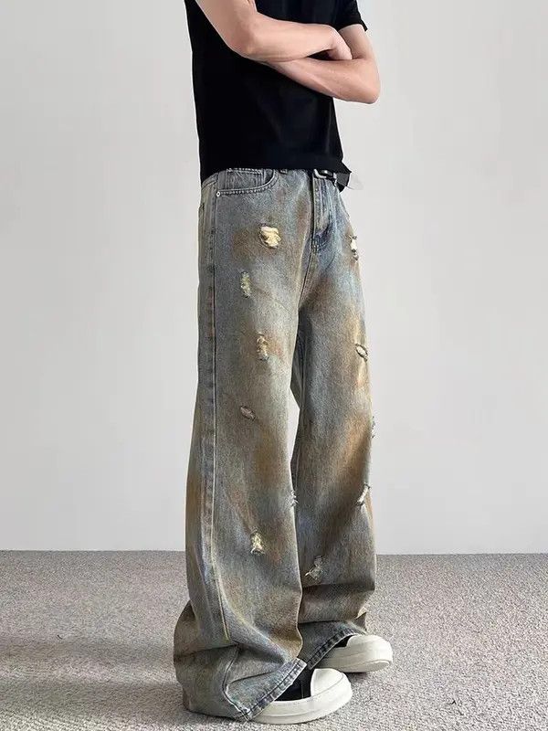 VIBE High street ripped Y2K hip hop baggy jeans Size US 32 / EU 48 - 6 Thumbnail