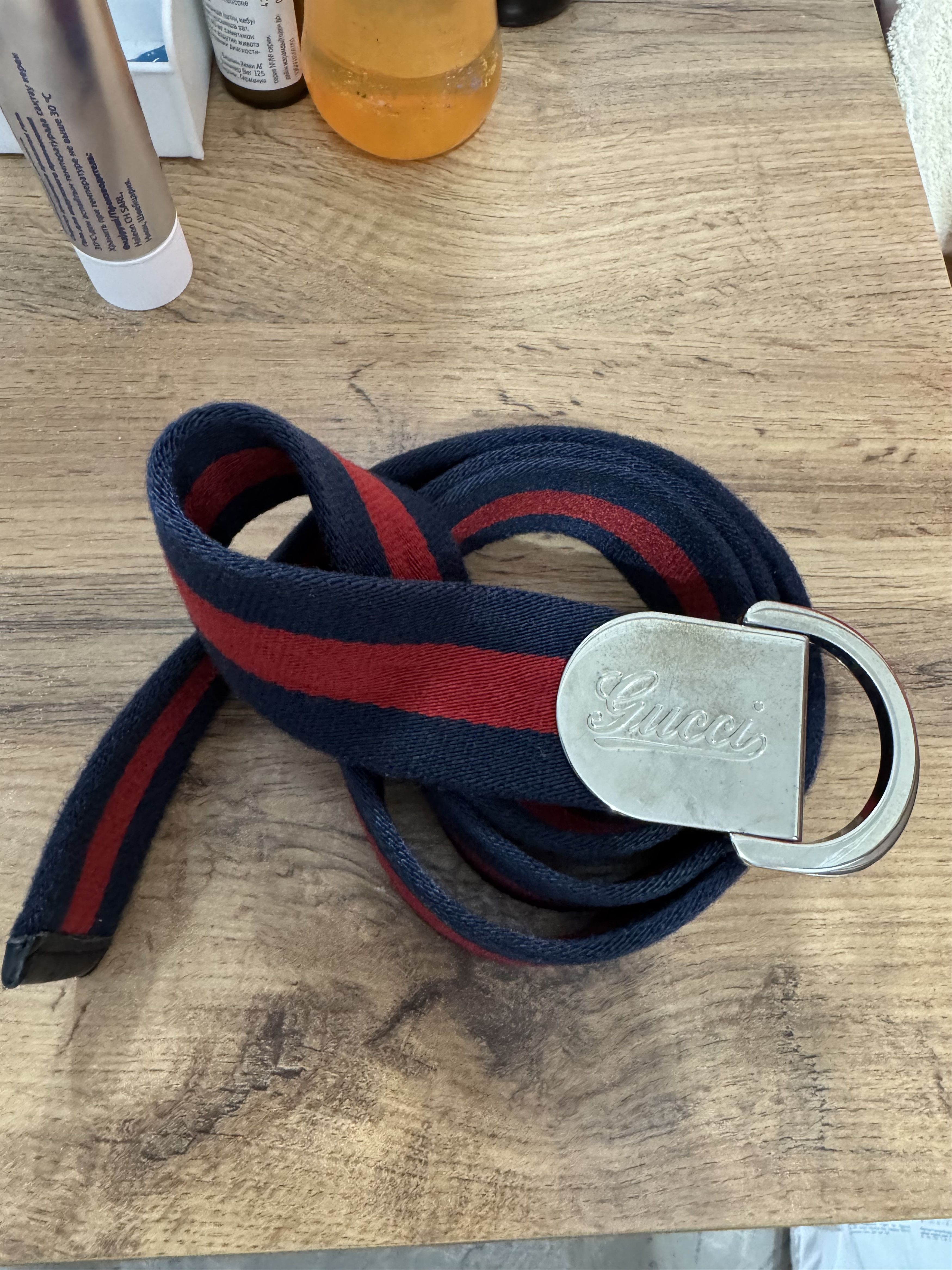 Gucci Gucci vintage authentic web belt Size 42 - 1 Thumbnail