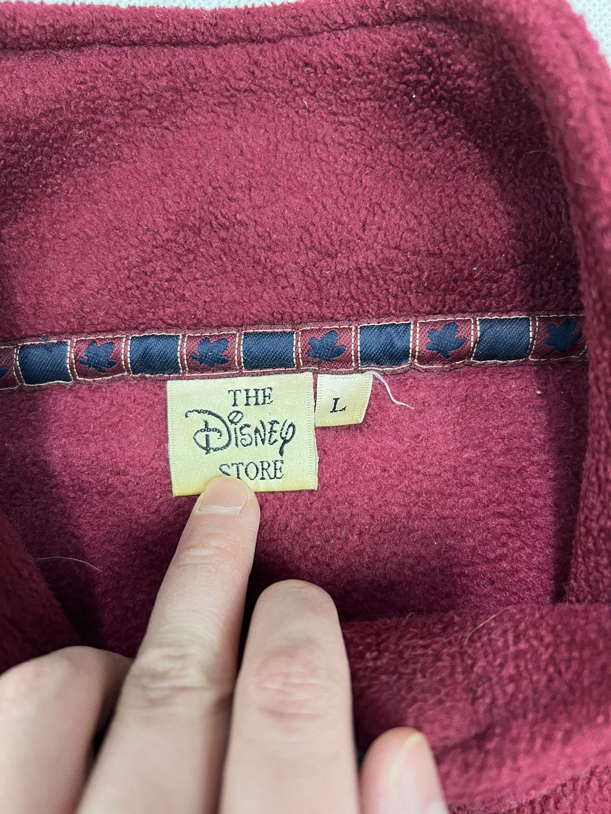 Disney × Mickey Mouse × Vintage Fleece Jacket Disney vintage 90’s polar Size US L / EU 52-54 / 3 - 3 Thumbnail