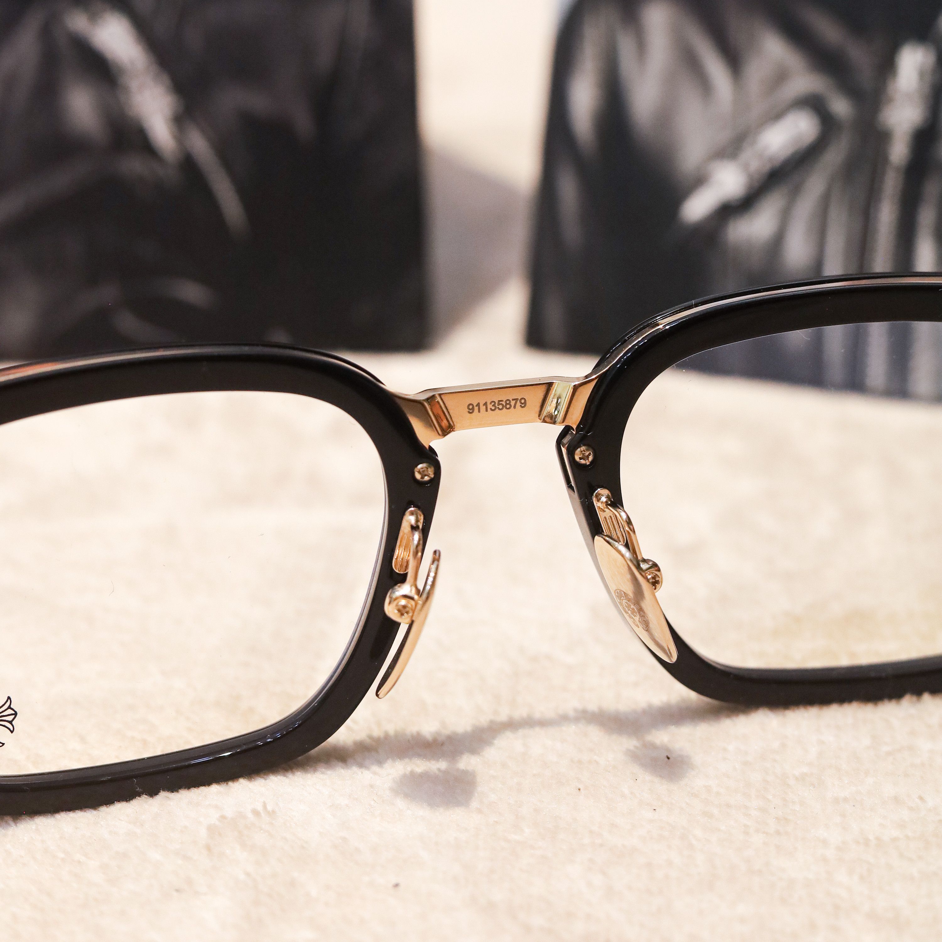 Chrome Hearts CHROME HEARTS OVERPOKED BLACK PLASTIC/GOLD PLATED Size ONE SIZE - 8 Thumbnail