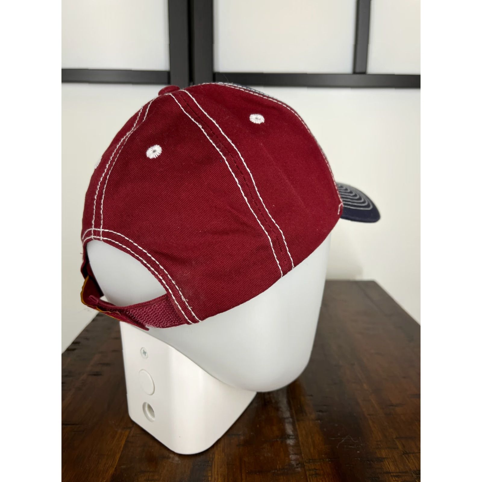 NBA Cleveland Cavaliers Hat Cap Adjustable Strap Back Adult One Size Blue Red Cotton Basketball Cap Nike? Size ONE SIZE - 7 Thumbnail