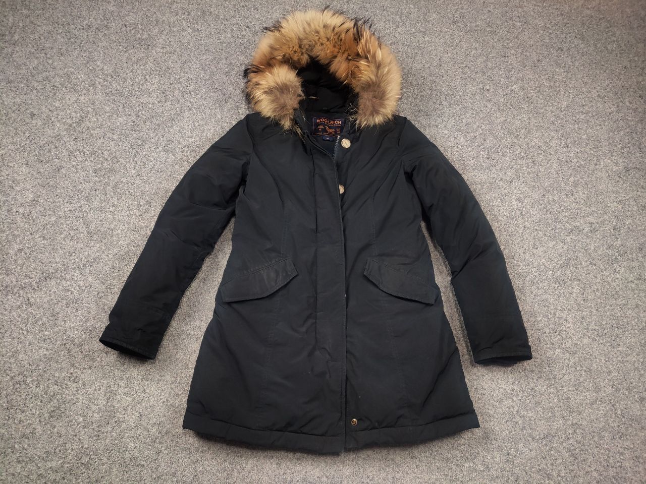 Woolrich Woolen Mills Woolrich Arctic Raccoon Down parka blue Fur hooded Jacket Size XS / US 0-2 / IT 36-38 - 5 Thumbnail