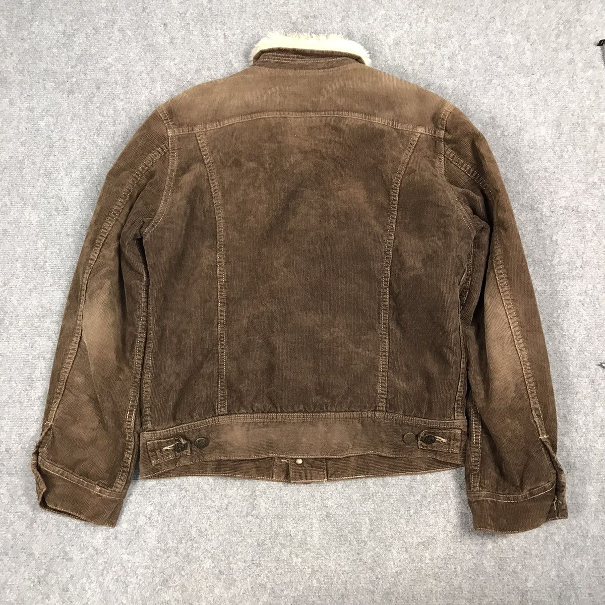 Japanese Brand × Lee LEE CORDUROY SHERPA BUTTON SUNFADED JACKET Size US S / EU 44-46 / 1 - 9 Thumbnail