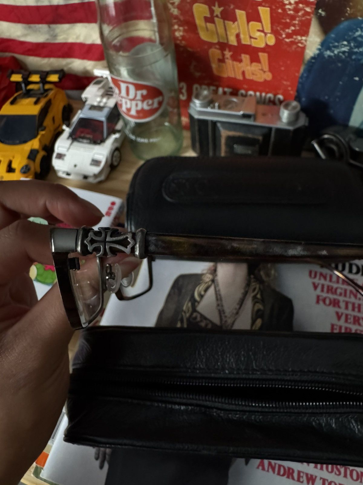 Chrome Hearts Chrome Hearts Glasses and Leather Case Size ONE SIZE - 7 Thumbnail