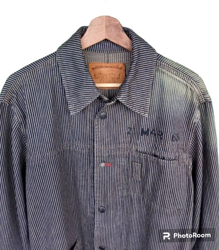 PPFM Vintage PPFM Hickory Stripes Worker Jacket Size US M / EU 48-50 / 2 - 2 Thumbnail