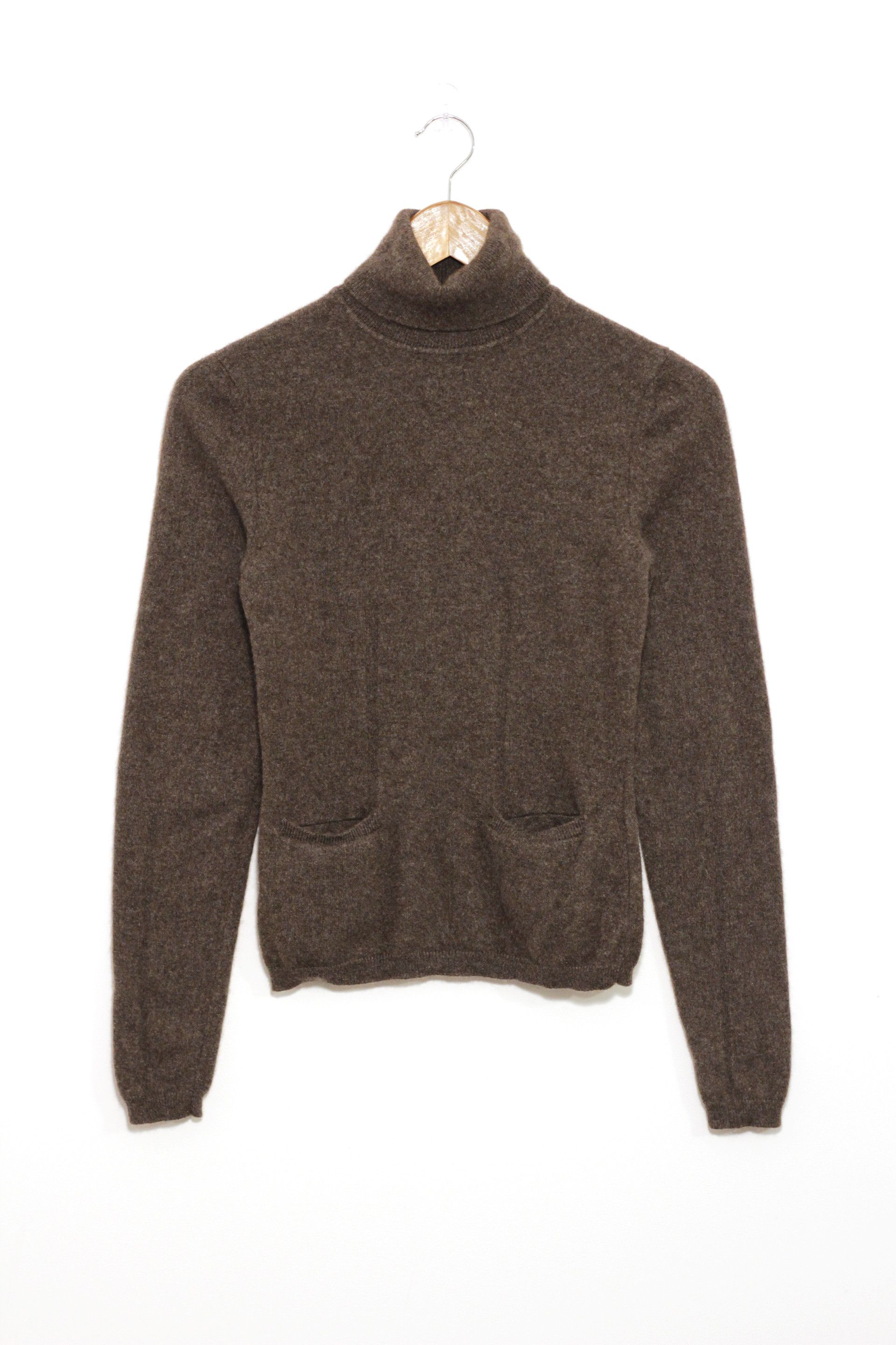 Hugo Boss HUGO Hugo Boss cashmere brown turtleneck jumper Size XS / US 0-2 / IT 36-38 - 1 Thumbnail