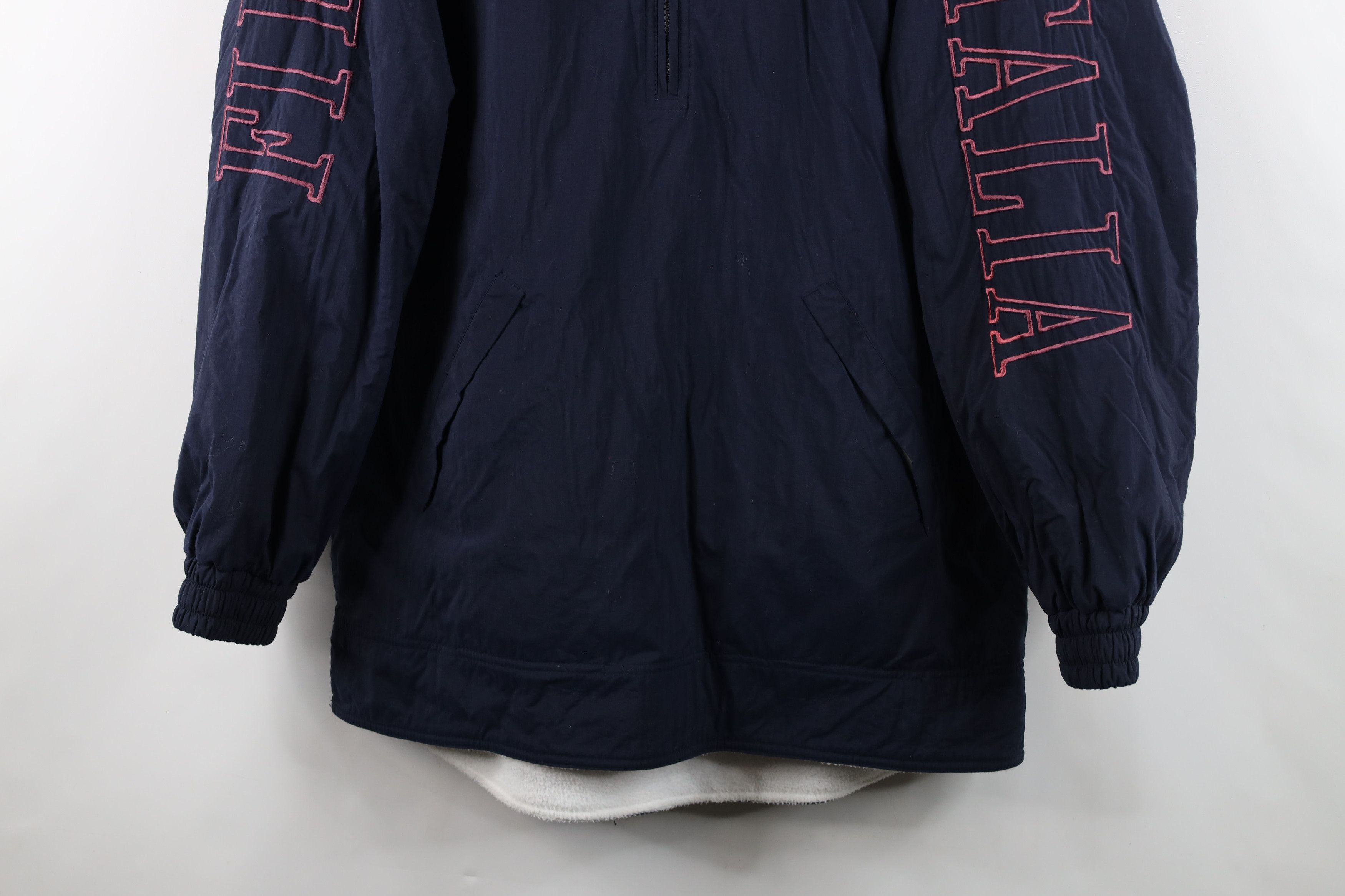 Fila Vintage 90s Fila Spell Fleece Lined Half Zip Hooded Jacket Size US M / EU 48-50 / 2 - 3 Thumbnail