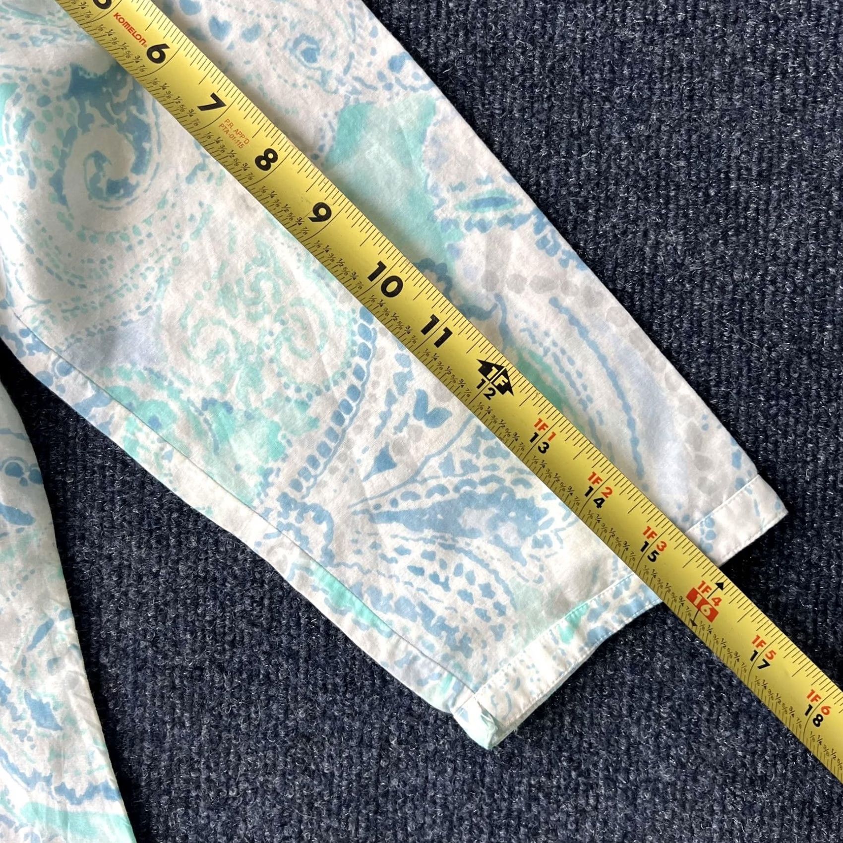 Pendleton VINTAGE Pendleton Shirt Womens Medium Blue Paisley 3/4 Sleeve Tunic Blouse Shirt Women M Blue Paisley Tunic V-Neck 3/4 Sleeve Lightweight Cotton Silk Size M / US 6-8 / IT 42-44 - 7 Thumbnail