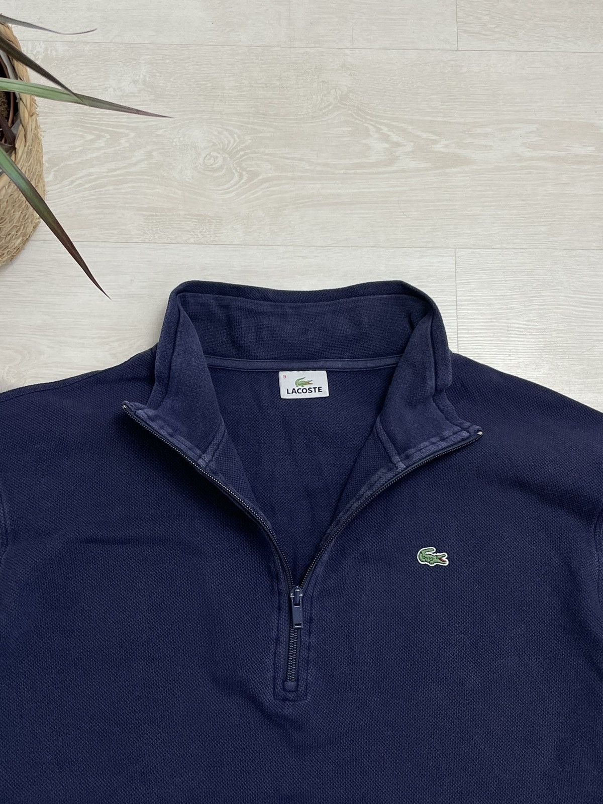Lacoste × Vintage Lacoste Vintage 90’s Sweater Knit Baggy Fit Hooded Luxury Size US XXL / EU 58 / 5 - 2 Thumbnail