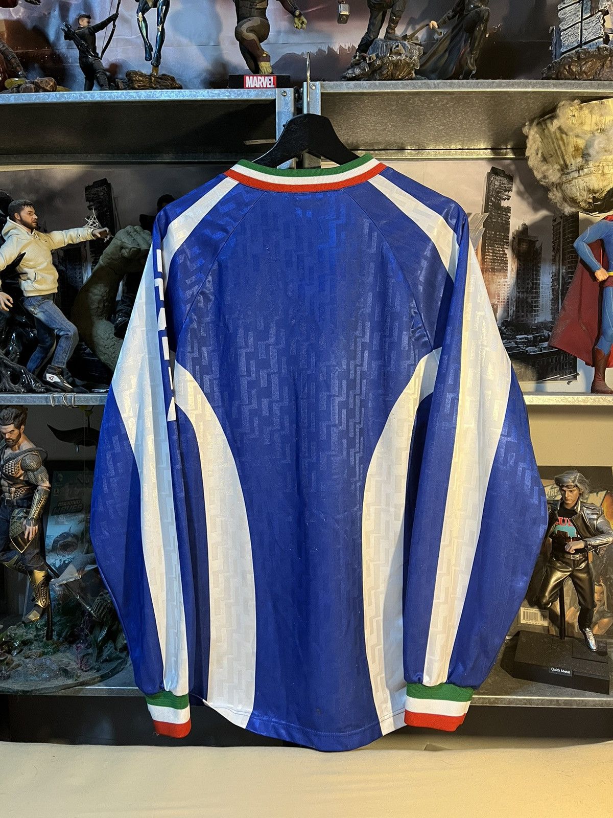 Nike × Vintage Rare Vintage 1995-1996 Nike Italy Training Soccer Jersey Size US L / EU 52-54 / 3 - 8 Thumbnail
