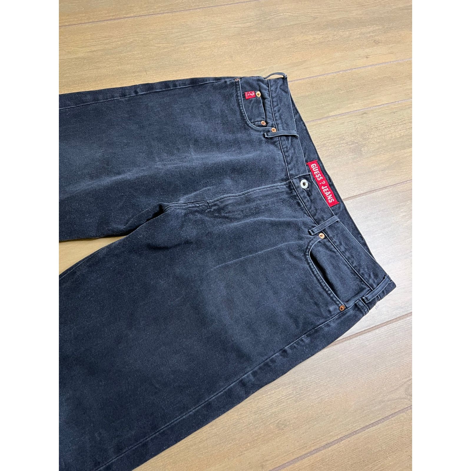 Guess Vintage Guess Jeans Black Denim Pants Mens 40x30 Y2K baggy Size US 40 / EU 56 - 8 Thumbnail