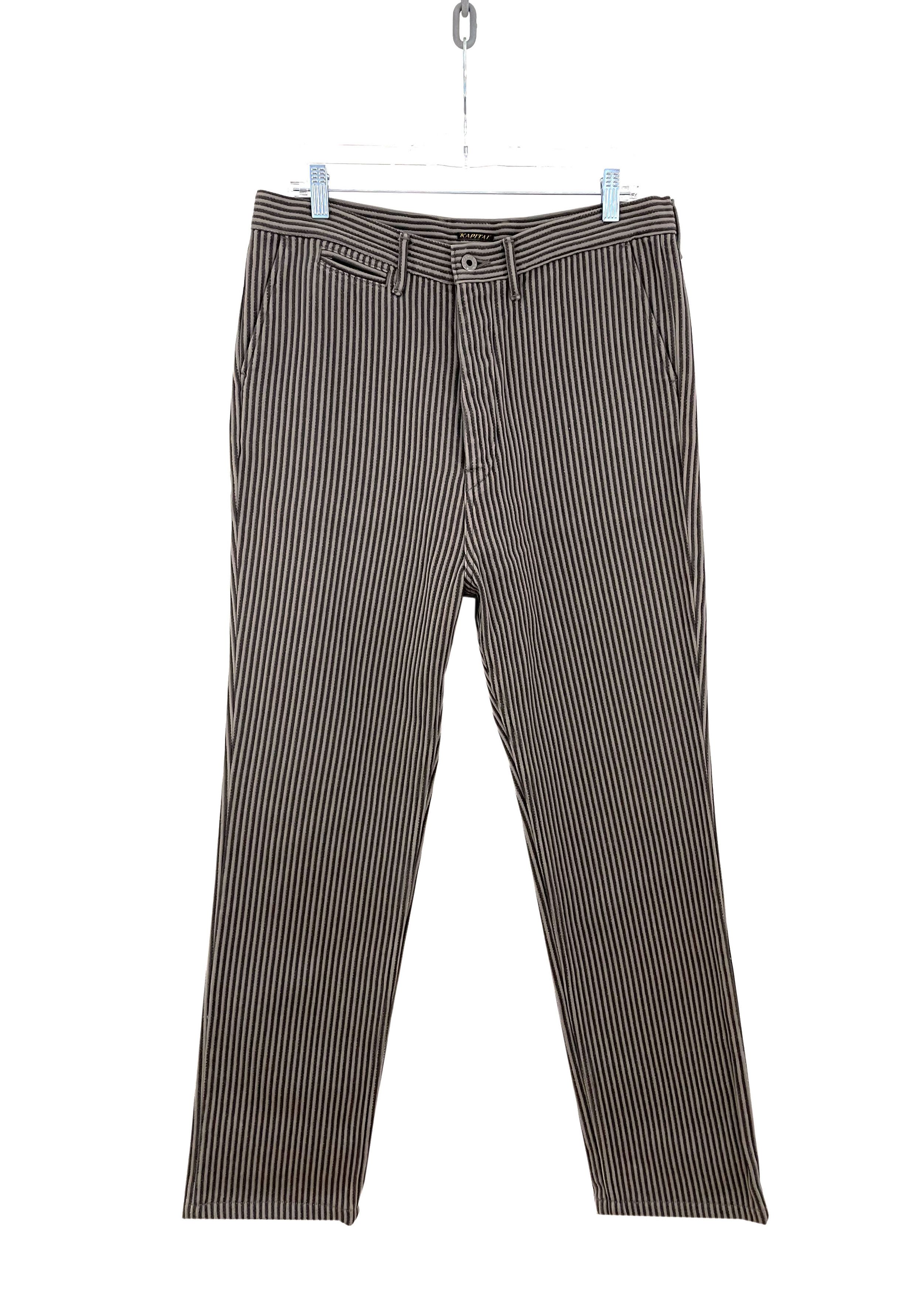 Kapital Striped Work Pants Size US 32 / EU 48 - 1 Thumbnail
