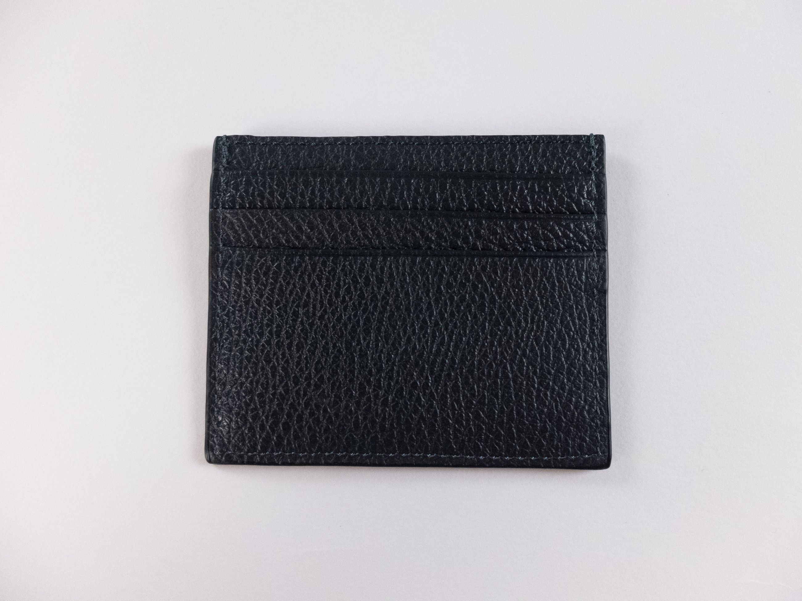 Kiton KITON dark navy blue pebbled leather card holder New in Box Size ONE SIZE - 3 Thumbnail