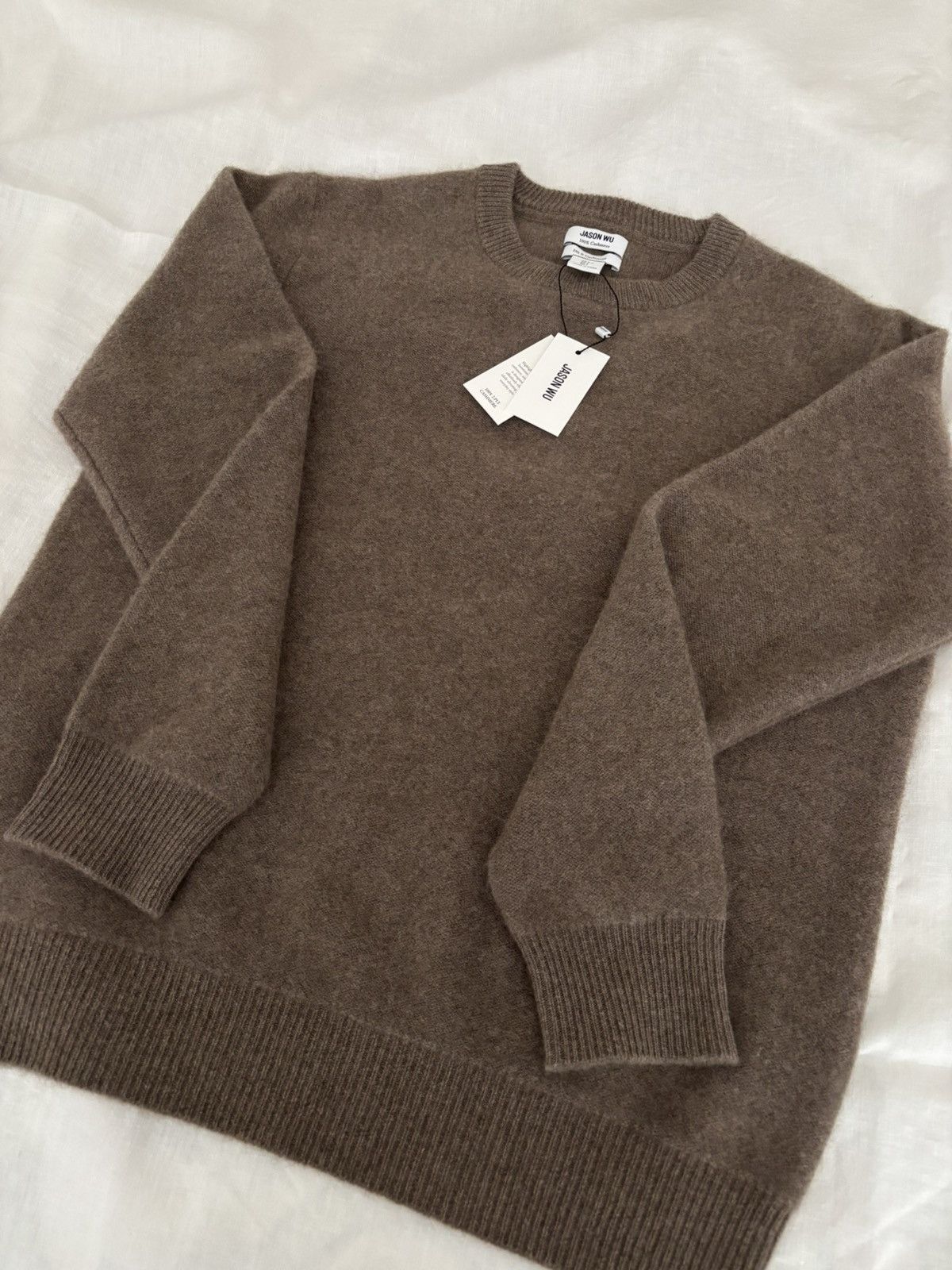 Other NWT Jason Wu 100% Cashmere 2-Ply Crewneck Men L Size US L / EU 52-54 / 3 - 11 Thumbnail