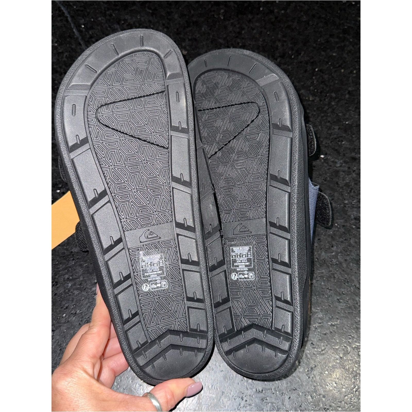 Quiksilver Quiksilver Embark Deck 2 Strap Navy Buckle Slide Sandals 9 Size US 9 / EU 42 - 4 Thumbnail