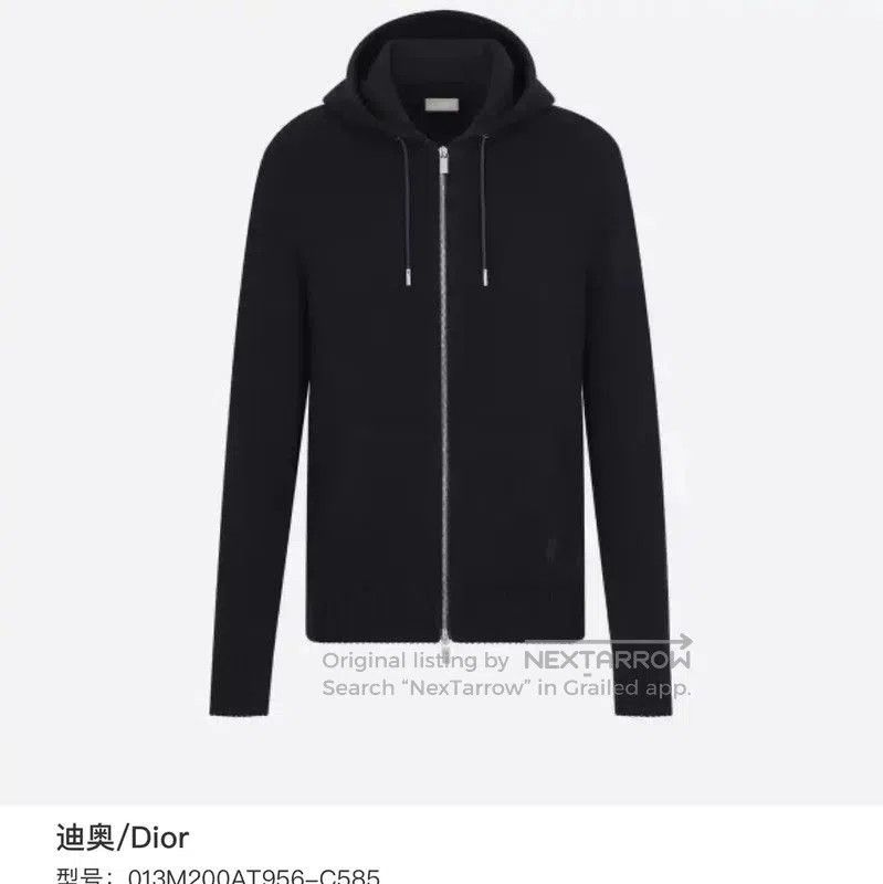 Dior Dior Men's Black Cashmere Blend Pullover Sweater . Size US S / EU 44-46 / 1 - 6 Thumbnail