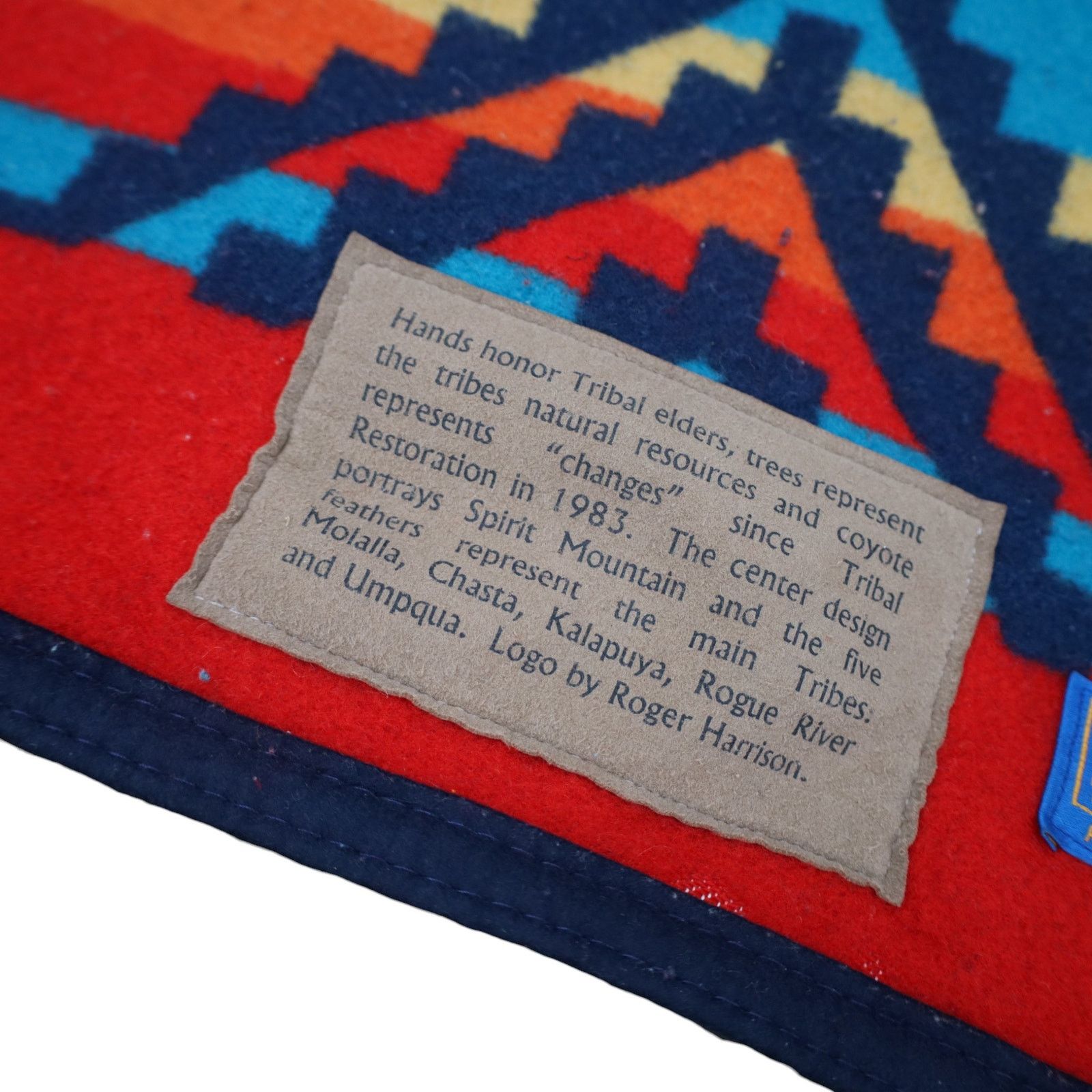 Pendleton VTG Pendleton The Confederated Tribes of Grand Ronde Blanket Size ONE SIZE - 6 Thumbnail