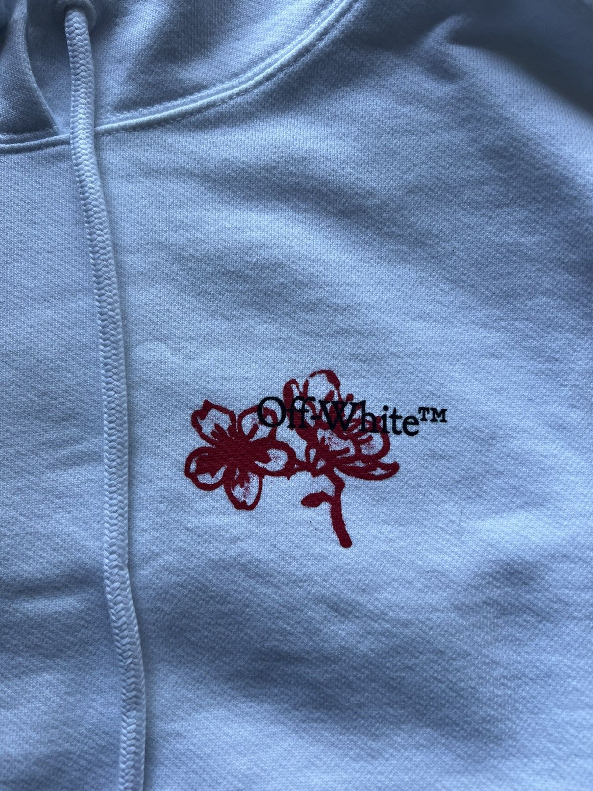 Off-White Off-White CNY Cropped Hoodie | White | S | $590+ Size S / US 4 / IT 40 - 2 Thumbnail