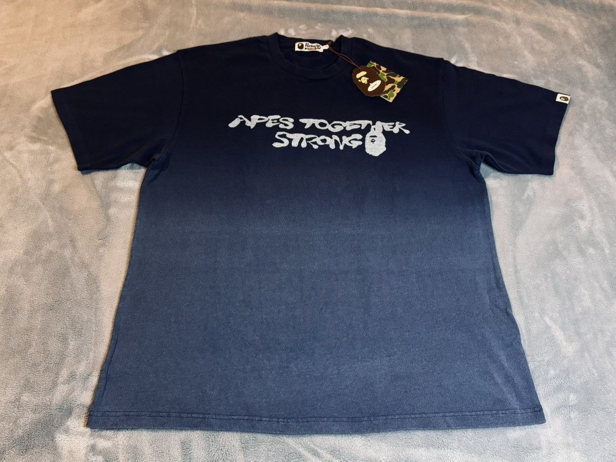 Bape Bape XL Relaxed Fit Gradation Tee Purple Size US XL / EU 56 / 4 - 1 Thumbnail