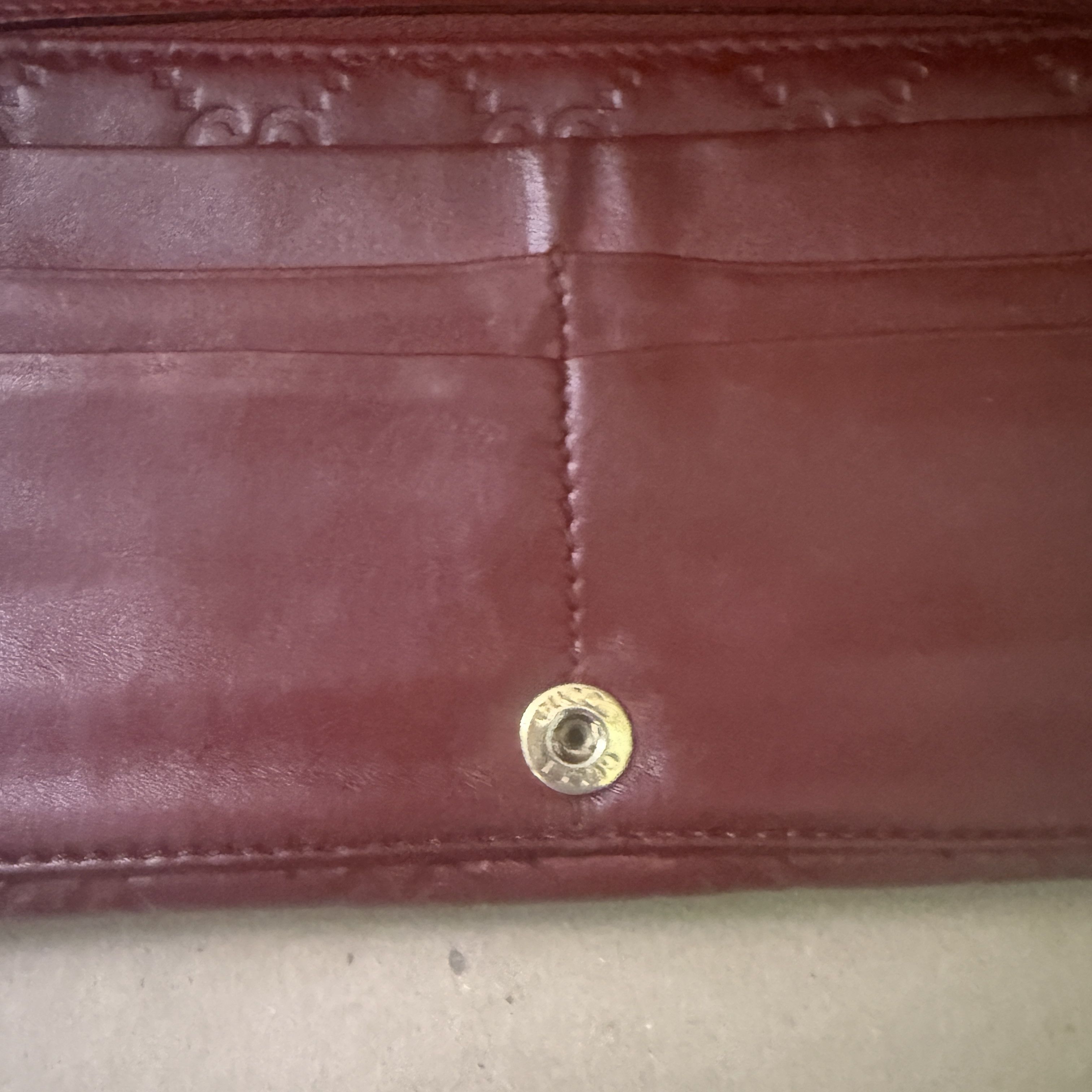 Gucci Pre-Owned GUCCI GG Shima Line Wallet Flap Long Leather in R Size ONE SIZE - 2 Thumbnail