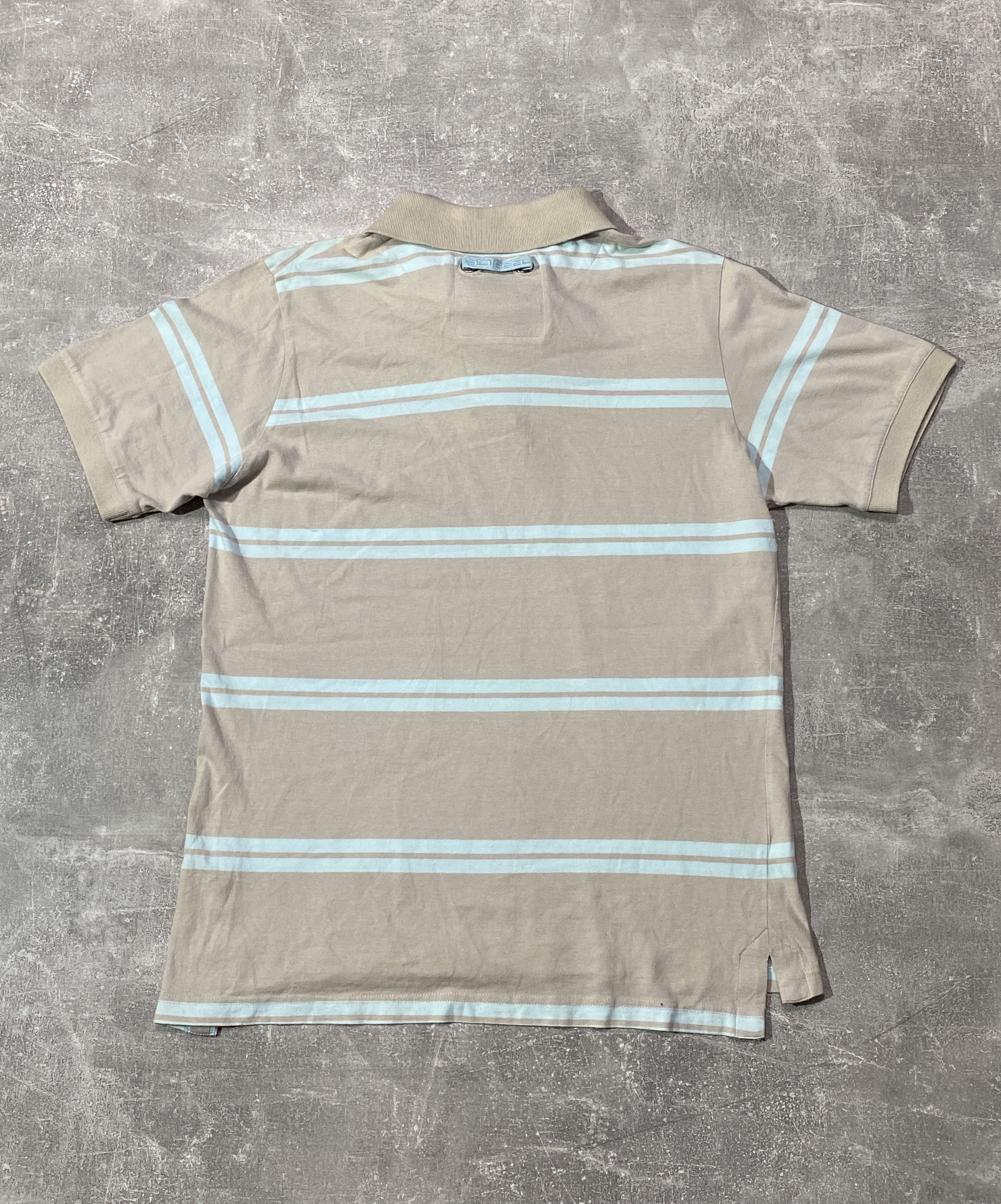 Diesel Vintage Y2K Diesel Striped Polo T-shirt Size US S / EU 44-46 / 1 - 6 Thumbnail