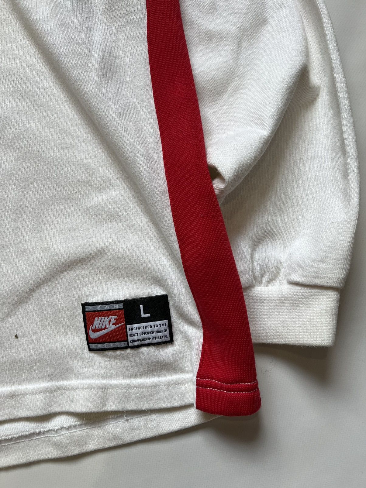 Vintage Nike England Rugby Shirt 1997 Vintage White Jersey Size US L / EU 52-54 / 3 - 2 Thumbnail