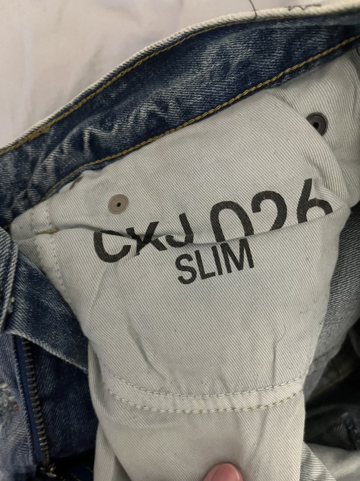 Other Custom stitch denim Size US 31 - 4 Thumbnail
