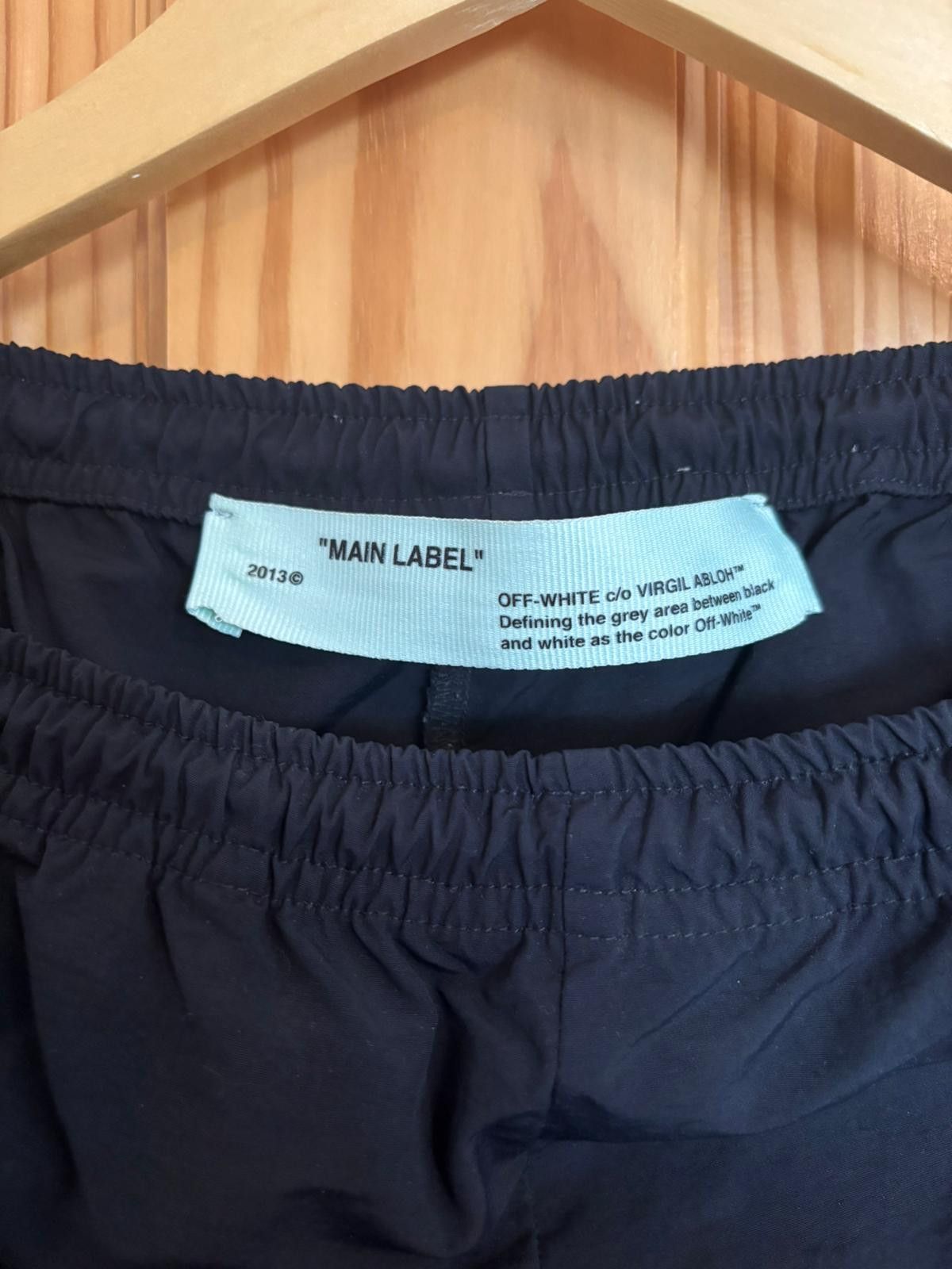 OFF White Black Track Pants