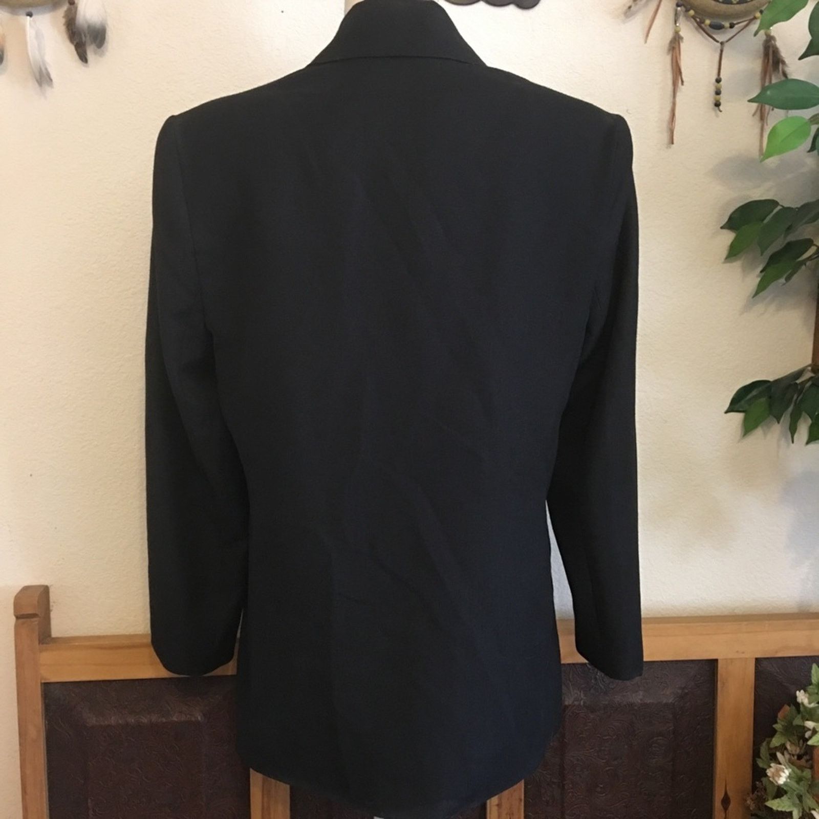 Vintage Vintage 80s EMO dark navy button front suit jacket Size XL / US 12-14 / IT 48-50 - 6 Thumbnail