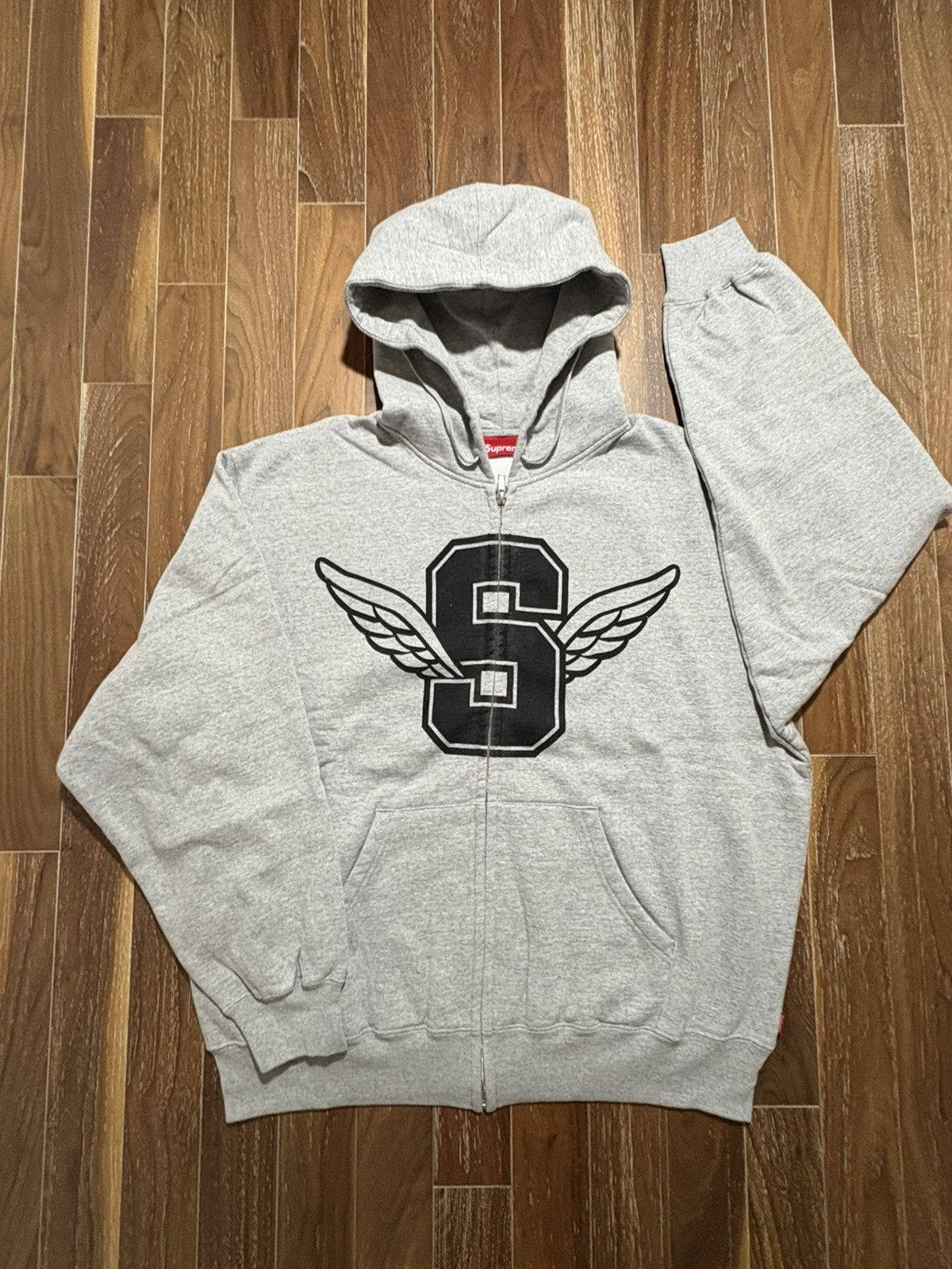 Supreme Supreme Wings Zip Up Hoodie L | Grailed