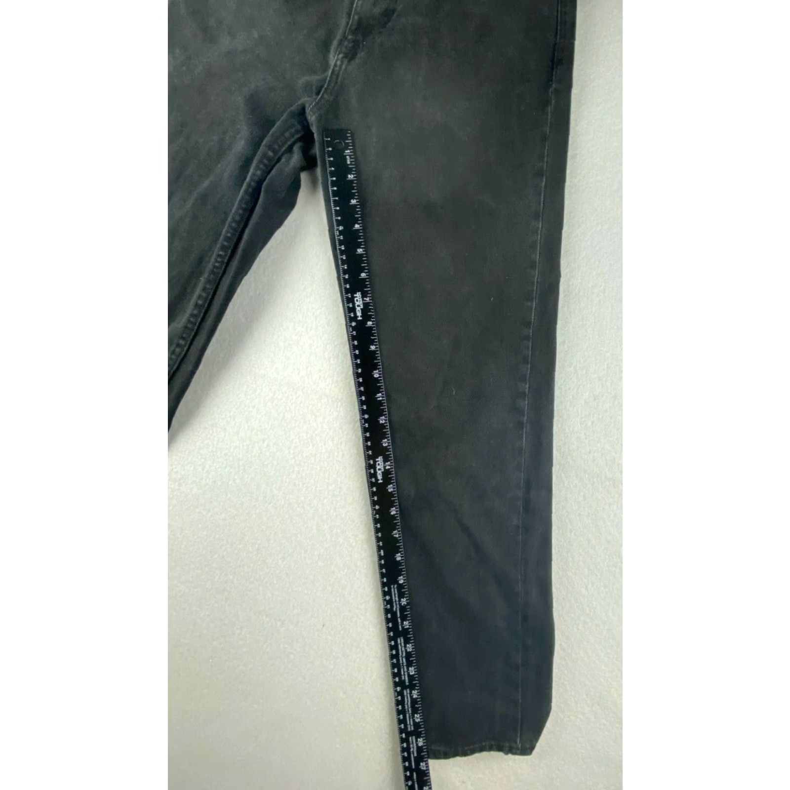 Zara Zara Jeans Women 6 Black Cropped Denim 5-Pocket Comfort Regular Rise Mid Size 28" / US 6 / IT 42 - 4 Thumbnail