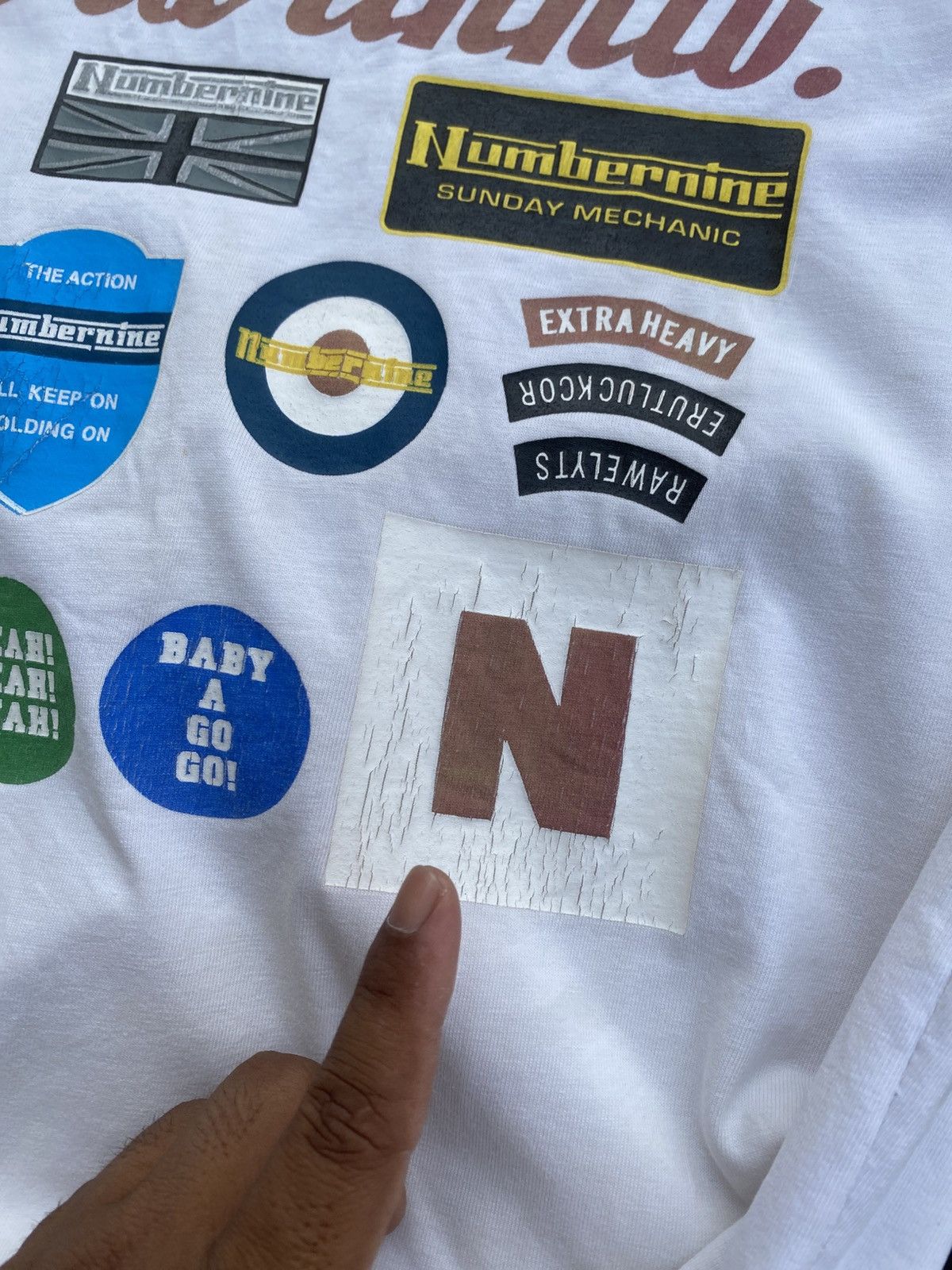 Number (N)ine Rare Vintage Number Nine Third Anniversary Tshirt Size US S / EU 44-46 / 1 - 20 Thumbnail