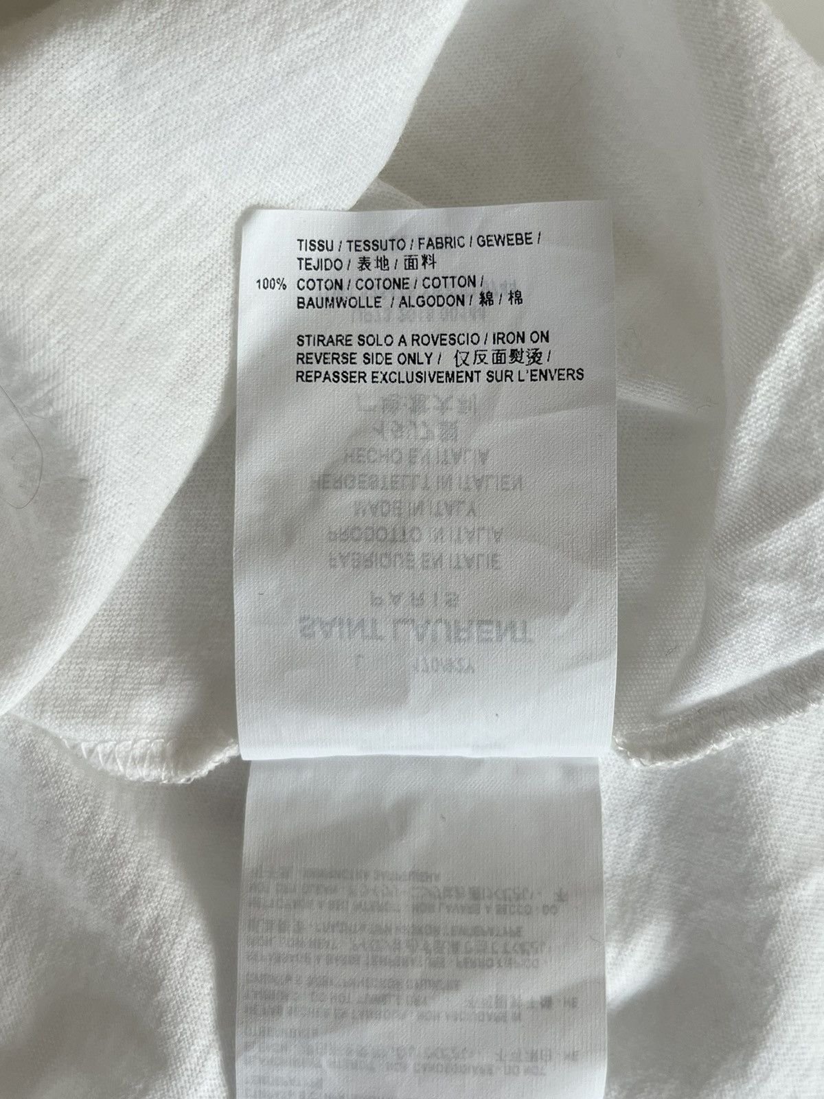 Saint Laurent Paris Star T-shirt Size US L / EU 52-54 / 3 - 9 Thumbnail