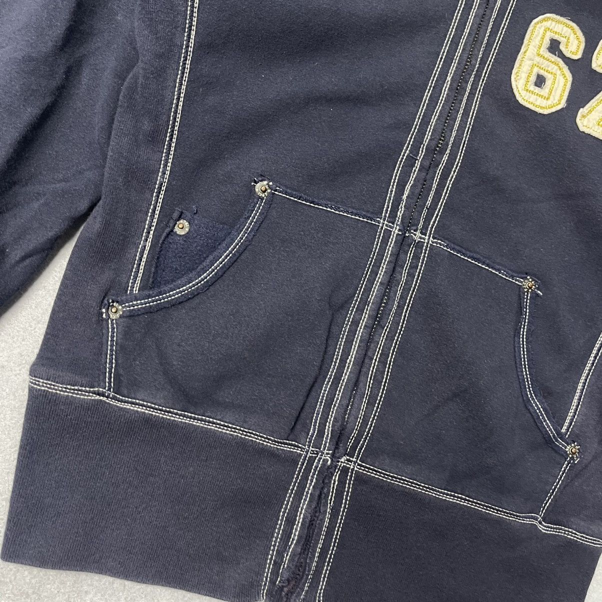 Polo Ralph Lauren Vintage Polo Jeans Co. Ralph Lauren “67” Zip-Up Sweatshirt Size S / US 4 / IT 40 - 4 Thumbnail