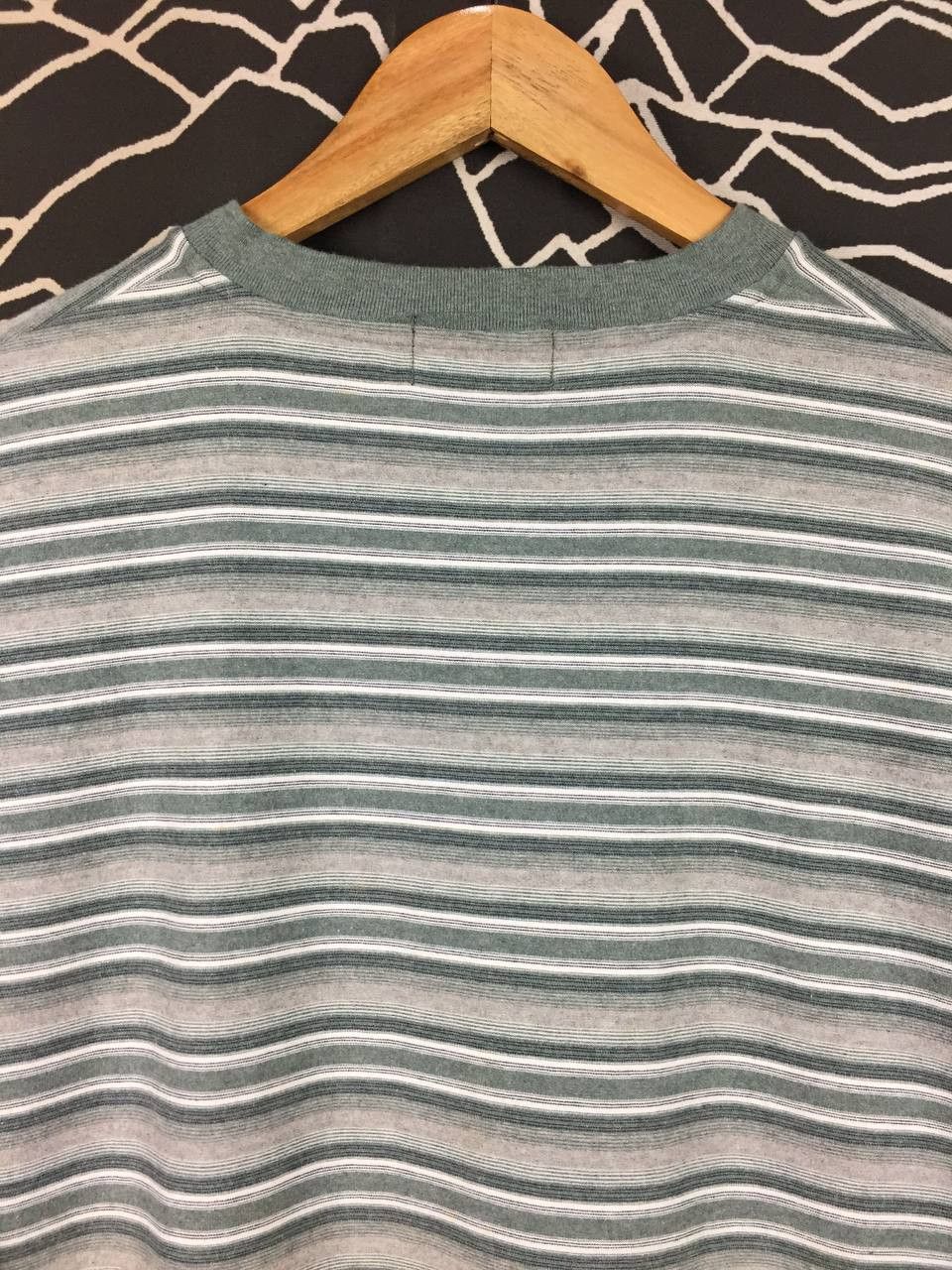 Converse Vtg Converse All Star Striped Long Sleeve V-Neck Tee Size US XL / EU 56 / 4 - 7 Thumbnail
