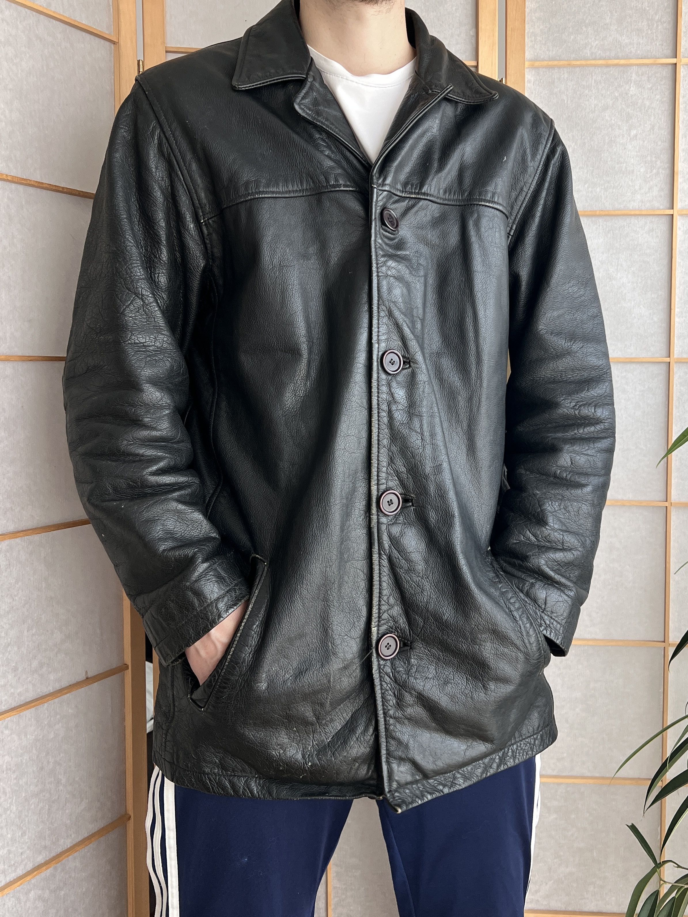 If Six Was Nine 14th Addiction Yohji Yamamoto style leather jacket LGB Boxy Size US L / EU 52-54 / 3 - 4 Thumbnail