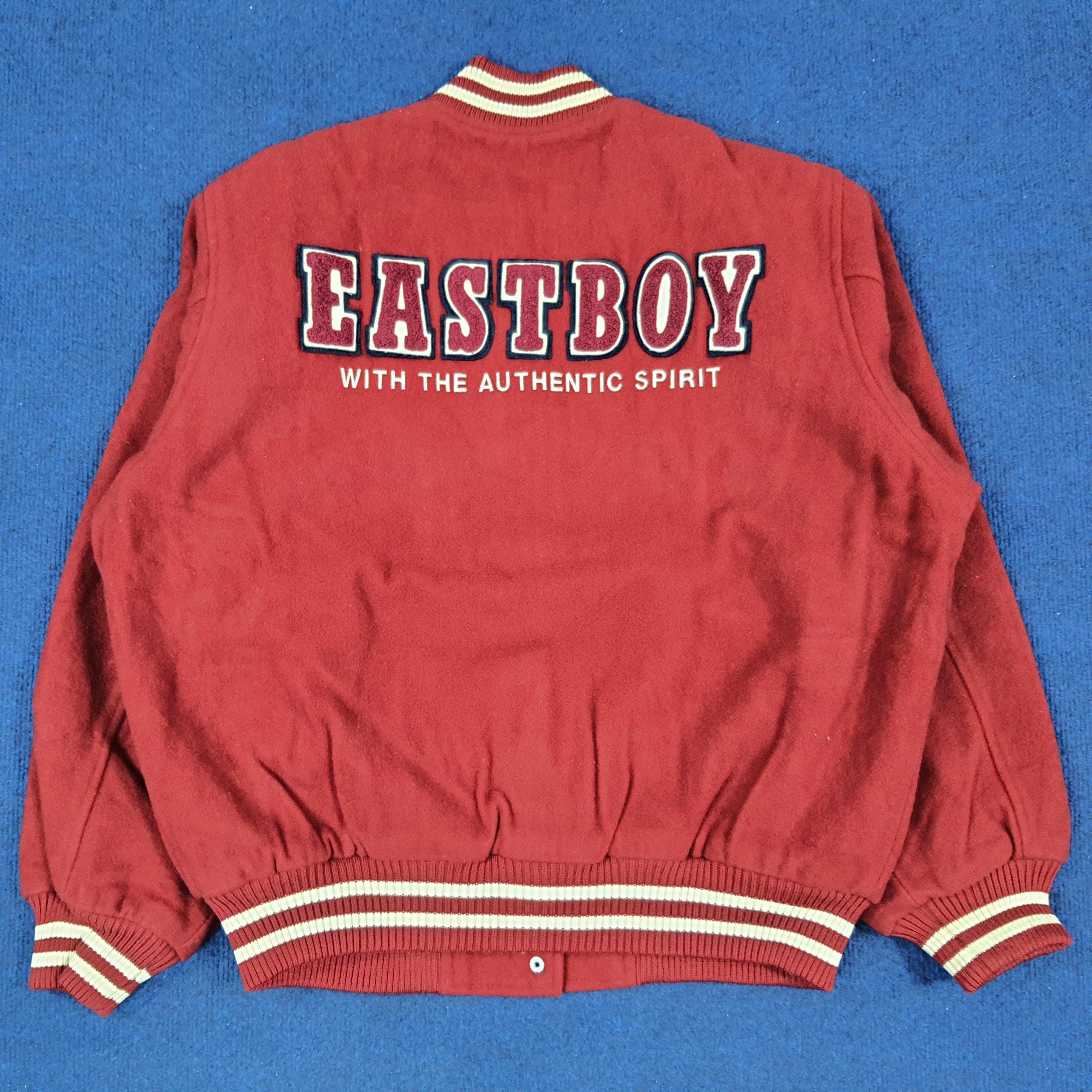 Japanese Brand × Vintage Vintage EASTBOY Authentic Spirit Varsity Jacket C231N12 Size US L / EU 52-54 / 3 - 1 Thumbnail